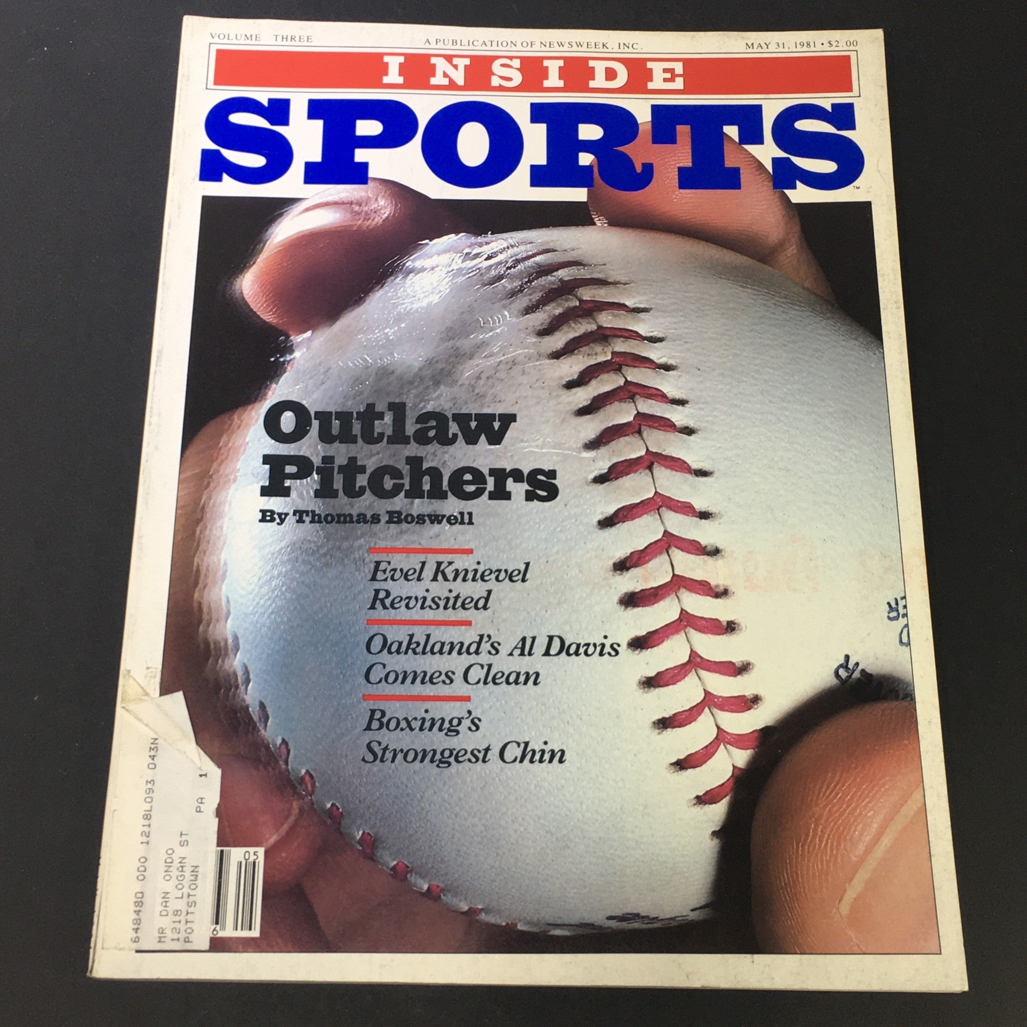 VTG Inside Sports Magazine May 31 1981 - Evel Knievel / Oakland's Al Davis