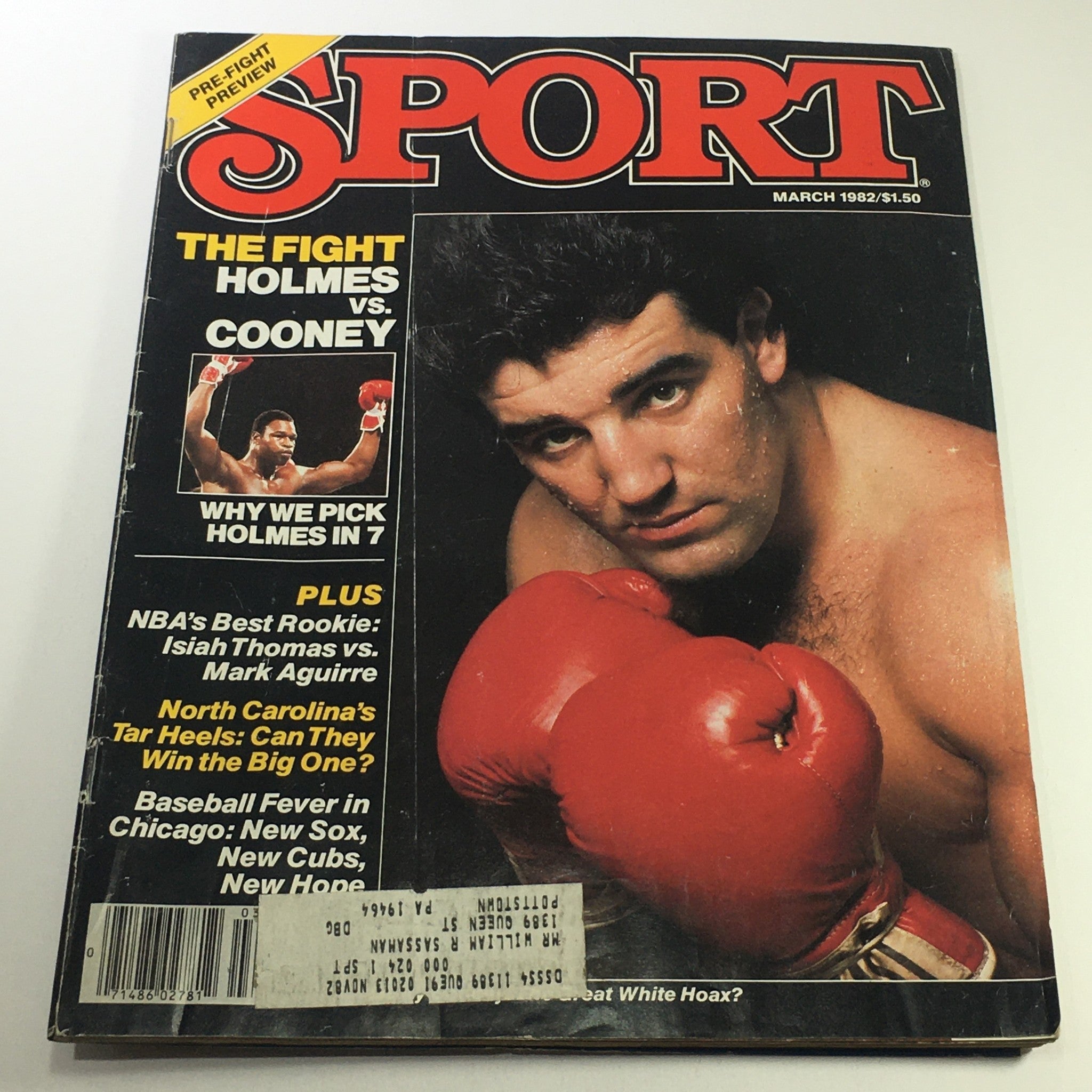 VTG Sport Magazine March 1982 - Larry Holmes vs Gerry Cooney / Tar Heels