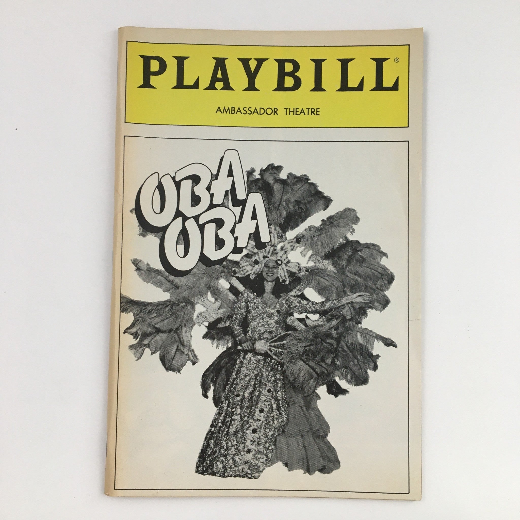 1988 Playbill Ambassador Theatre Present Franco Fontana's Oba Oba Extravaganza