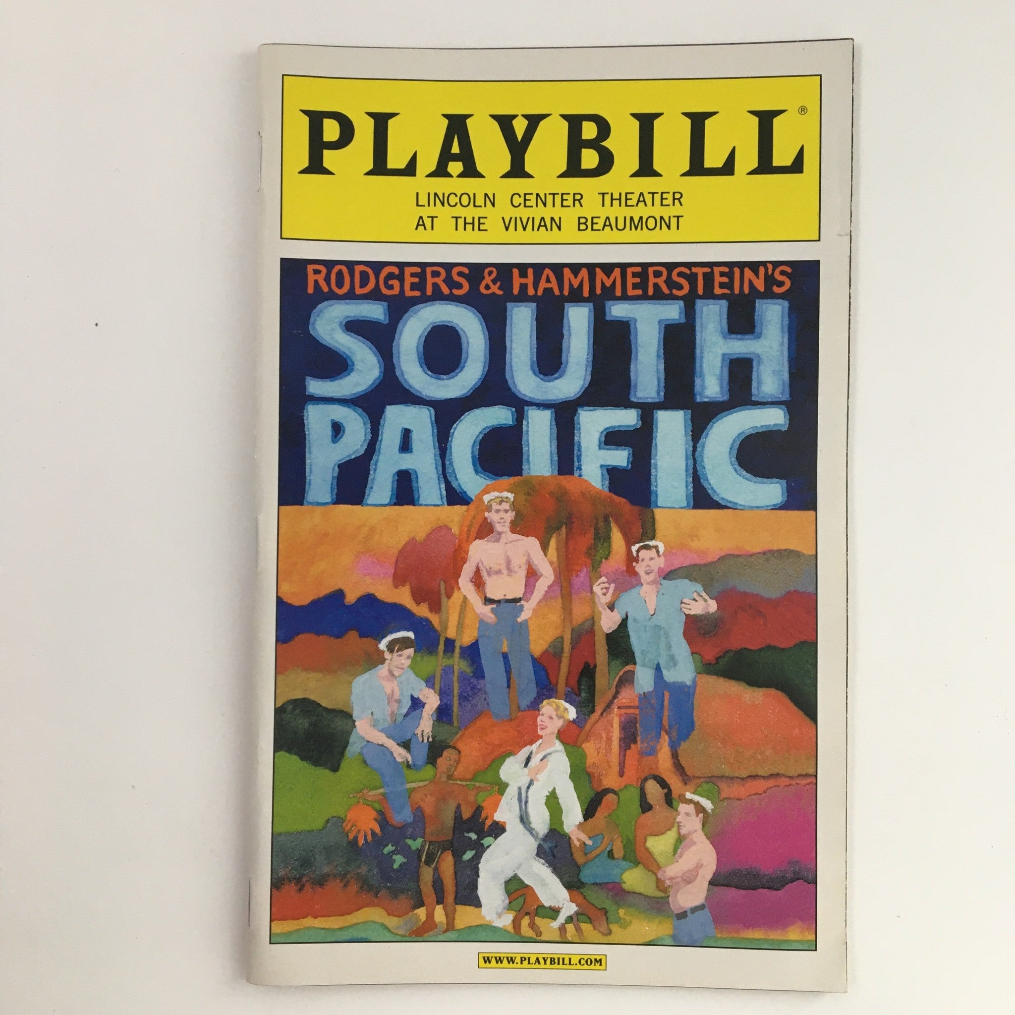 2008 Playbill Lincoln Center Theater Present Rodger & Hammerstein South Pacific