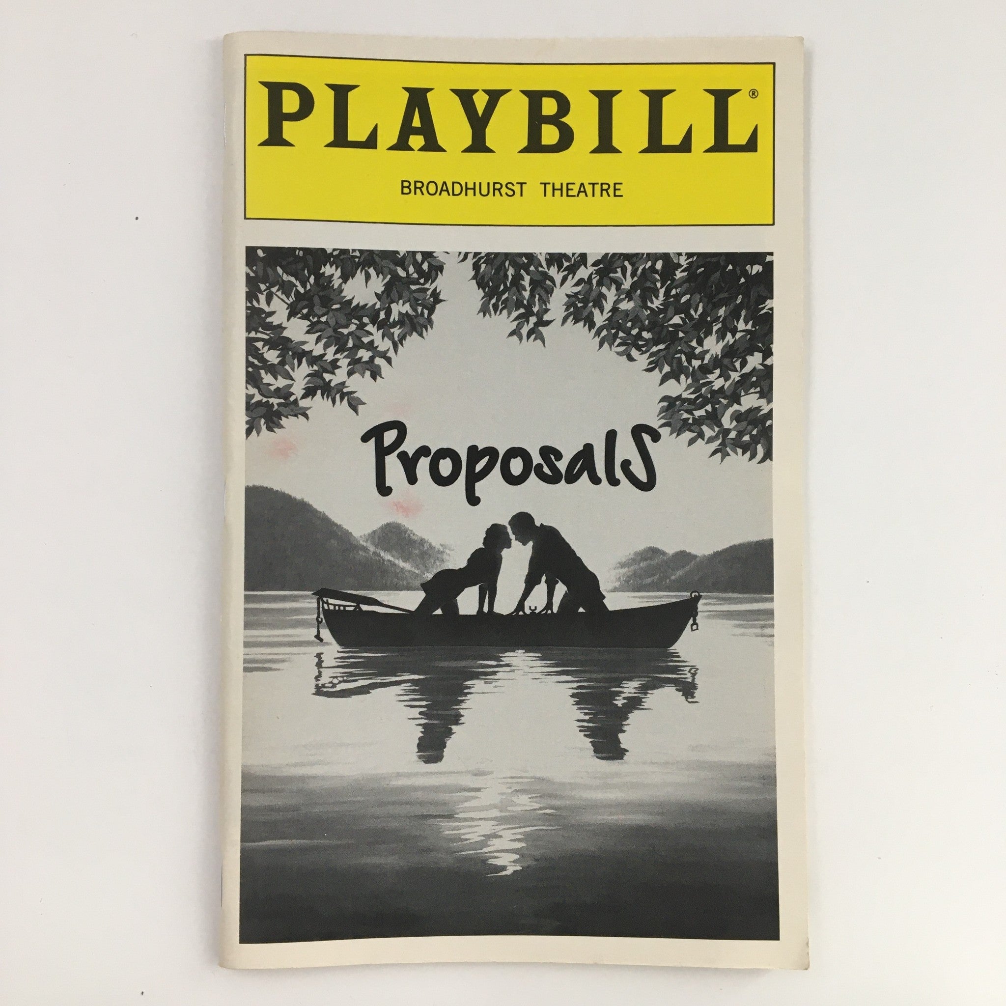 1997 Playbill Broadhurst Theatre Presents Neil Simmon Proposals by Joe Mantello