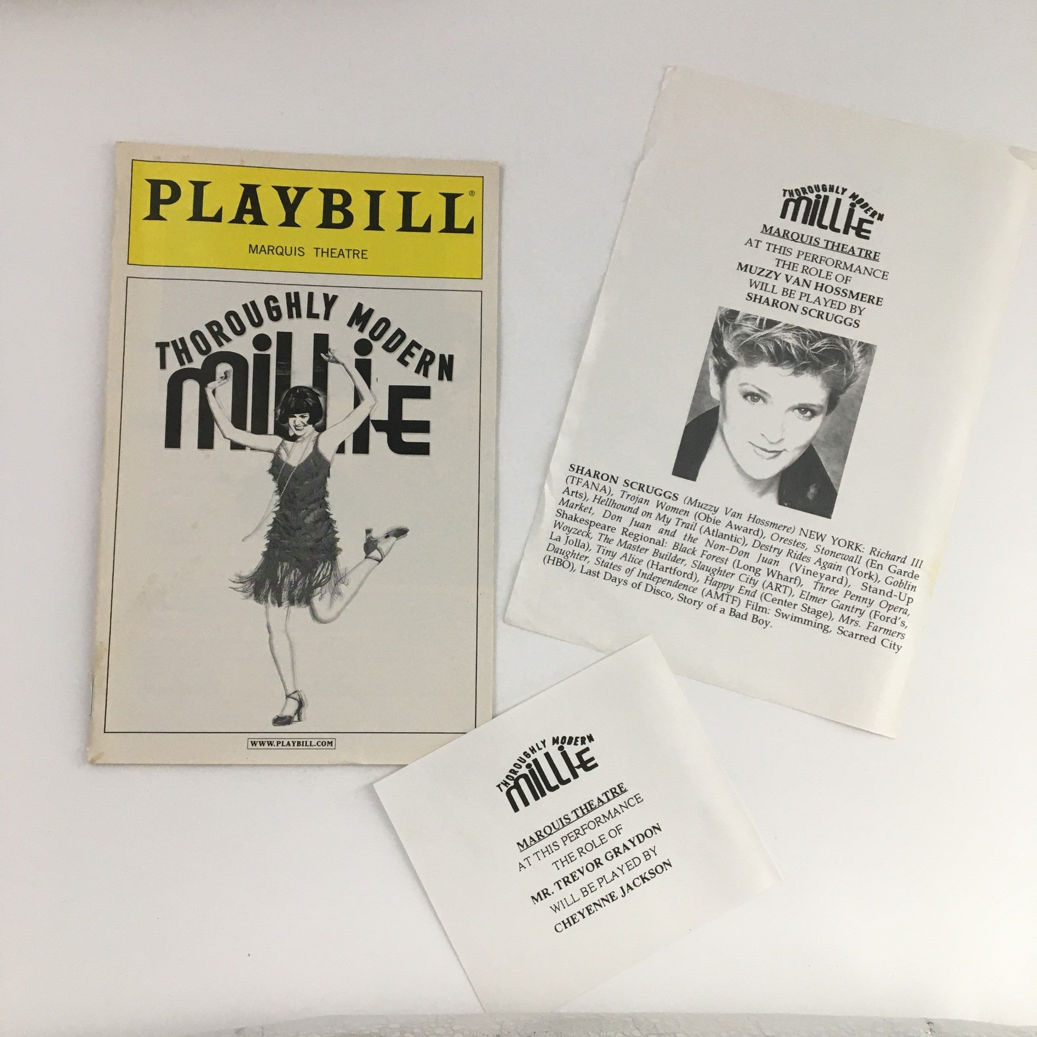 2002 Playbill Marquis Theatre Presents Thoroughly Modern Millie by Michael Mayer