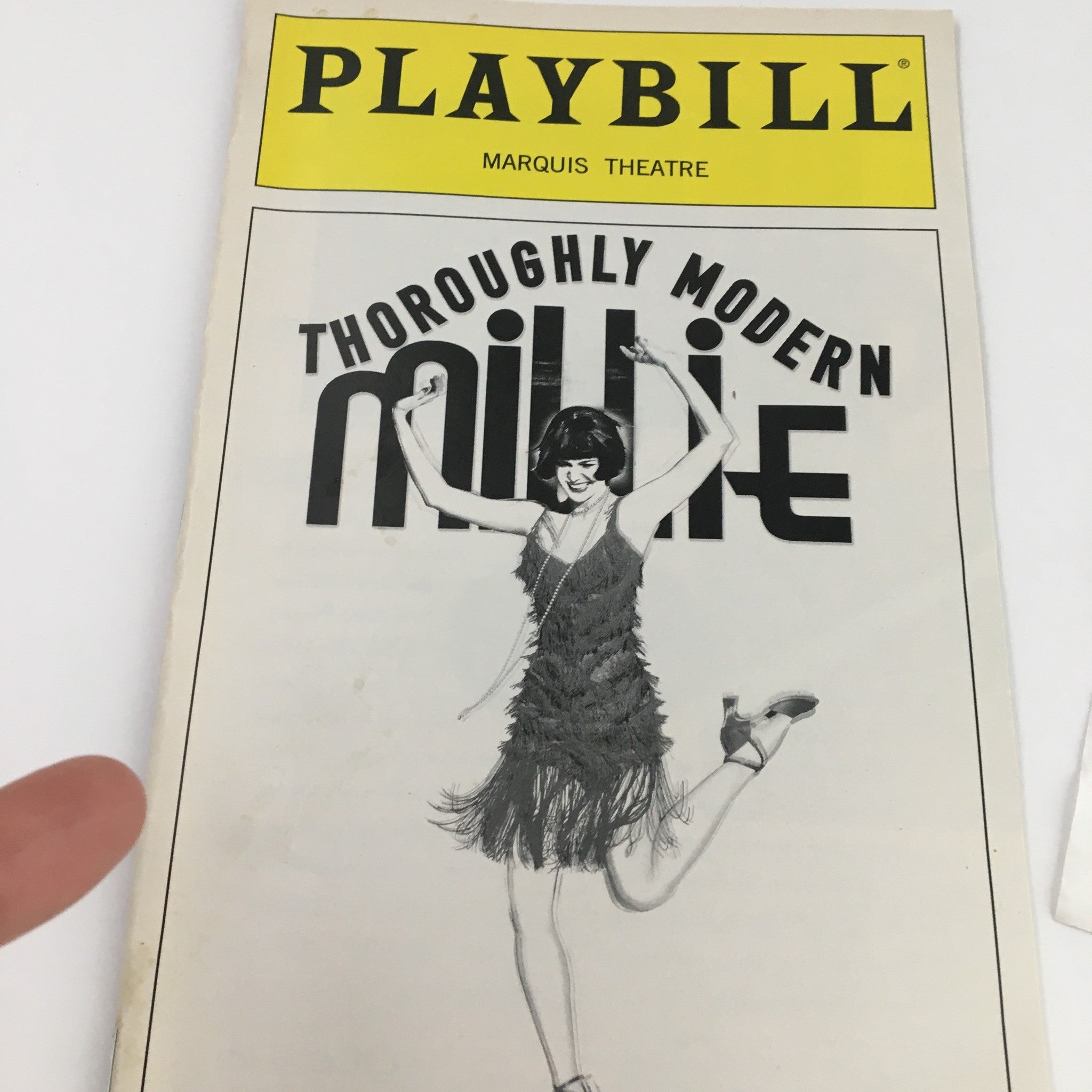 2002 Playbill Marquis Theatre Presents Thoroughly Modern Millie by Michael Mayer