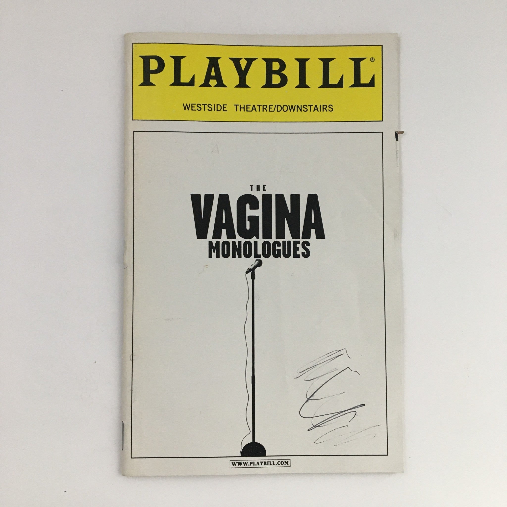 2001 Playbill Westside Theatre Present Julie Halston in The Vagina Monologues