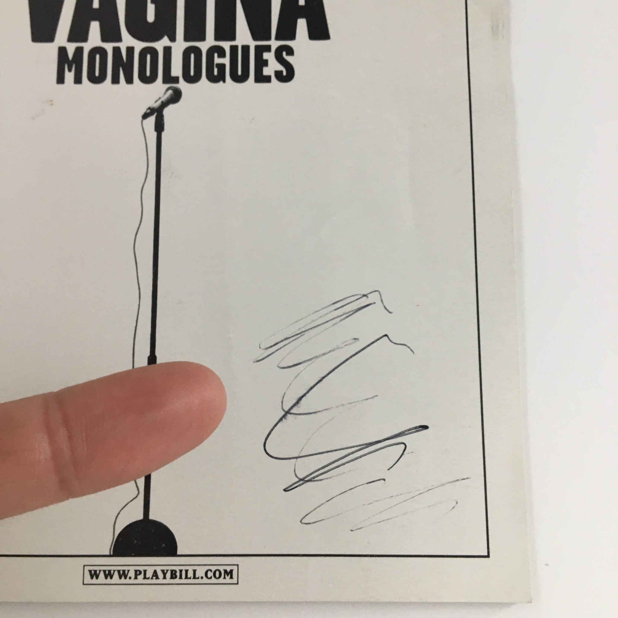 2001 Playbill Westside Theatre Present Julie Halston in The Vagina Monologues