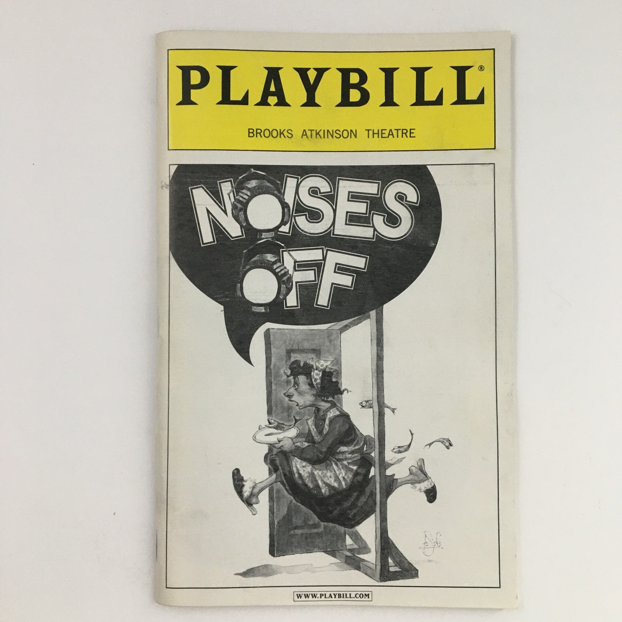 2001 Playbill Brooks Atkinson Theatre Present Patti Lupone in Noises Off