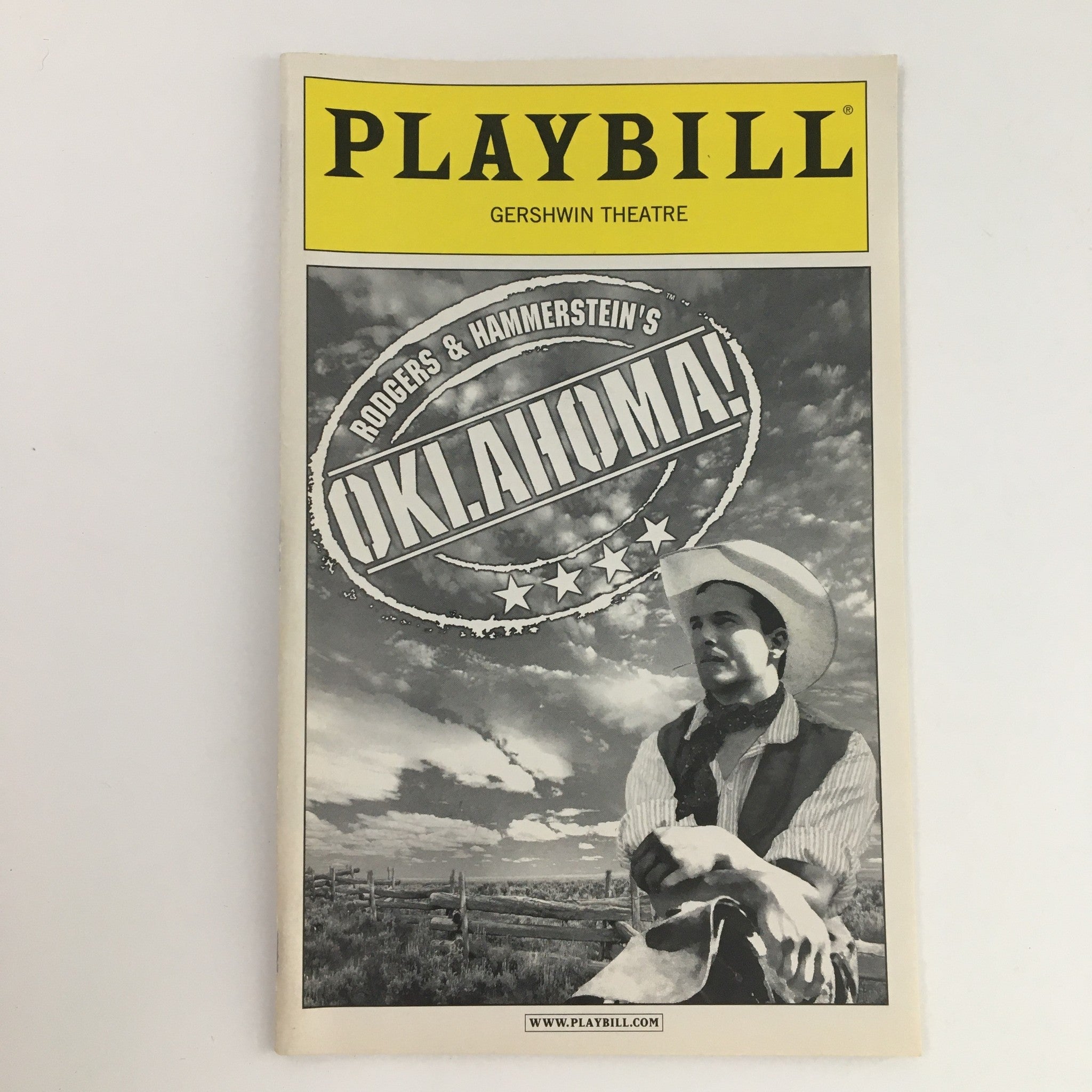 2003 Playbill Gershwin Theatre Present Rodgers & Hammerstein's Oklahoma!