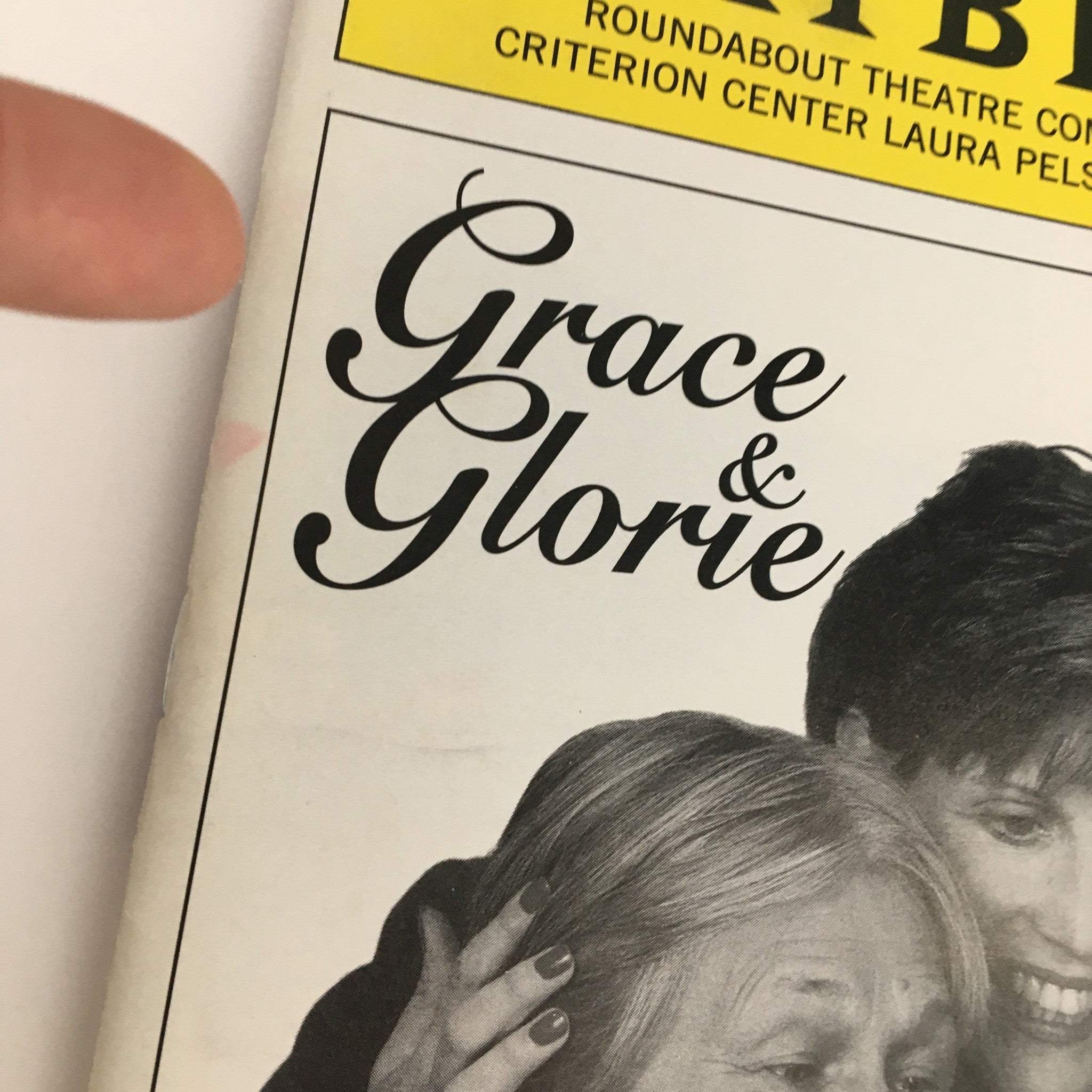 1996 Playbill Roundabout Theatre Company Presents Lucie Arnaz in Grace & Glorie