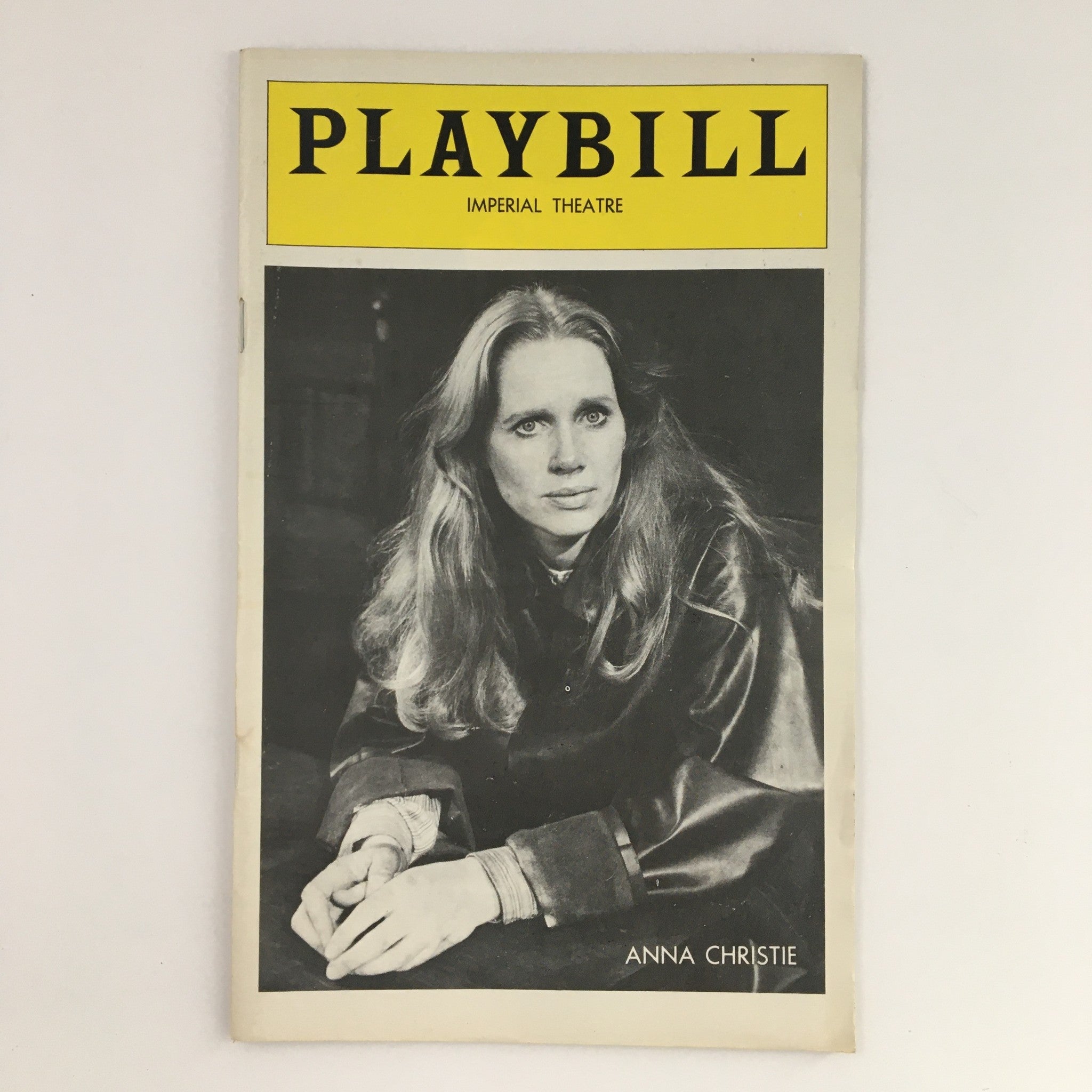 1977 Playbill Imperial Theatre Presents Liv Ullman in Anna Christie