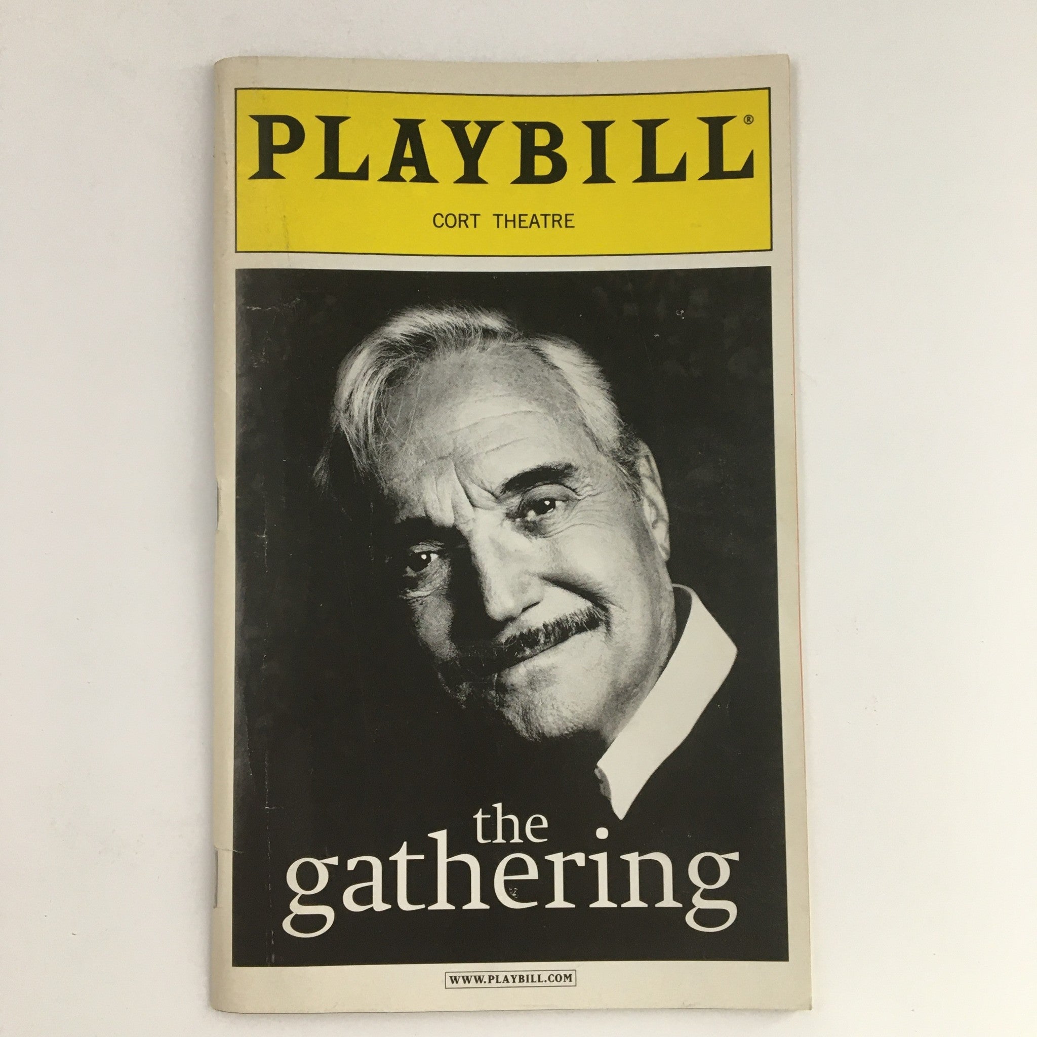 2001 Playbill Cort Theatre Present Hal Linden in The Gathering by Arje Shaw