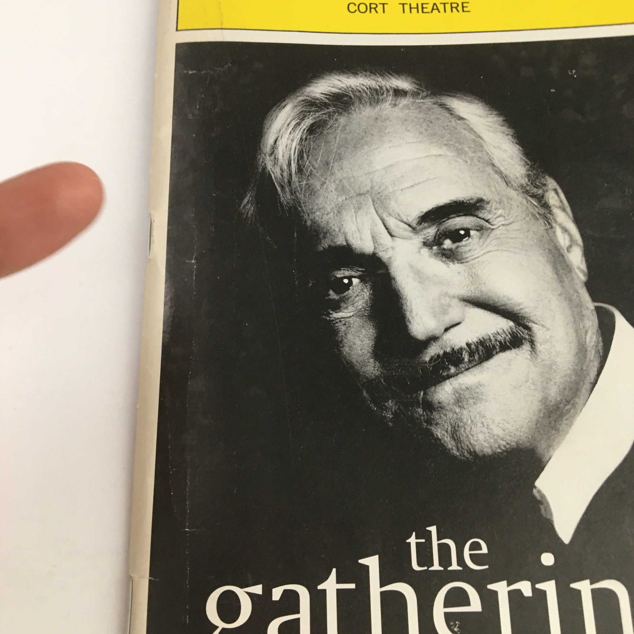 2001 Playbill Cort Theatre Present Hal Linden in The Gathering by Arje Shaw