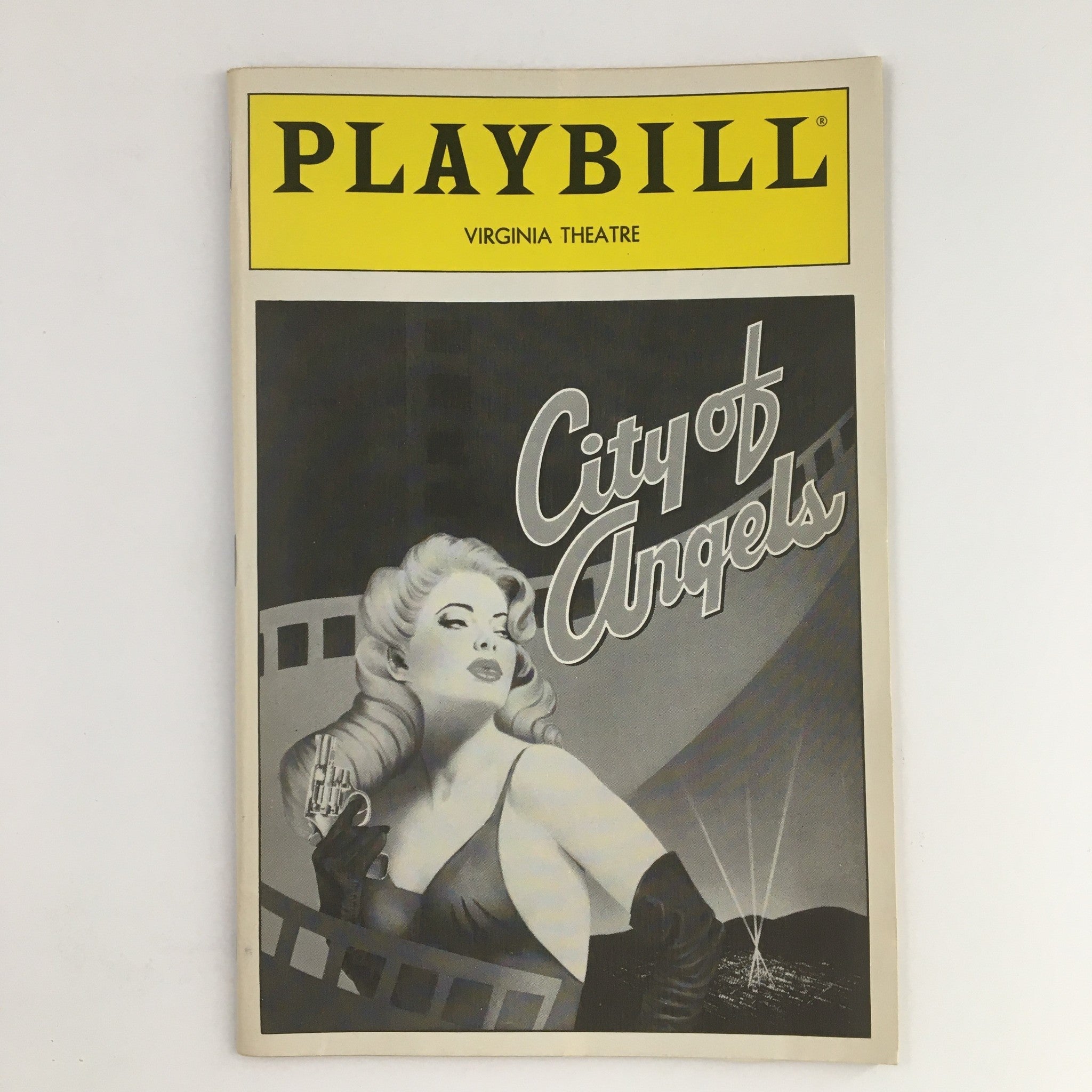 1990 Playbill Virginia Theatre Presents City of Angels by Michael Blakemore