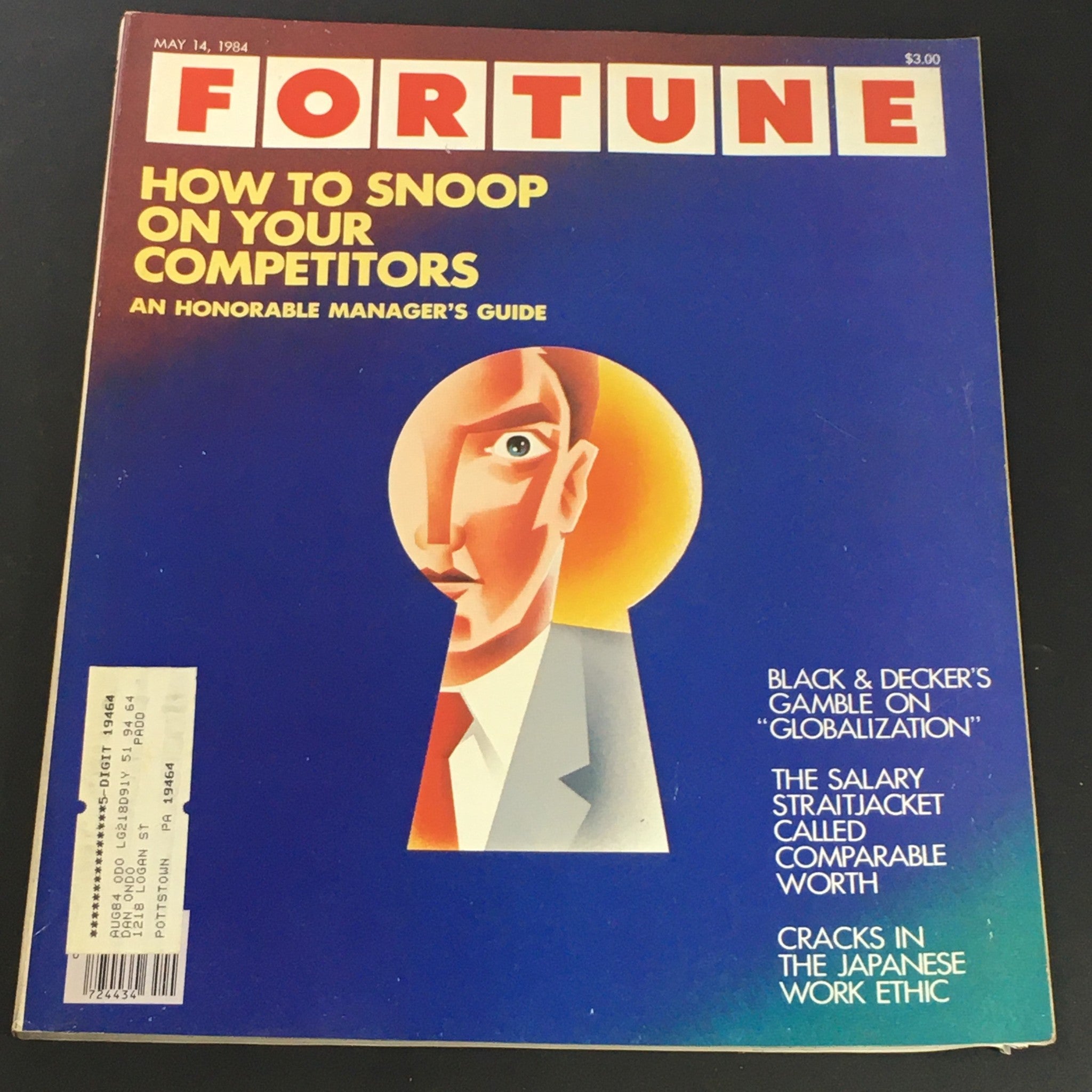 VTG Fortune Magazine May 14 1984 - An Honorable Manager's Guide / Black & Decker