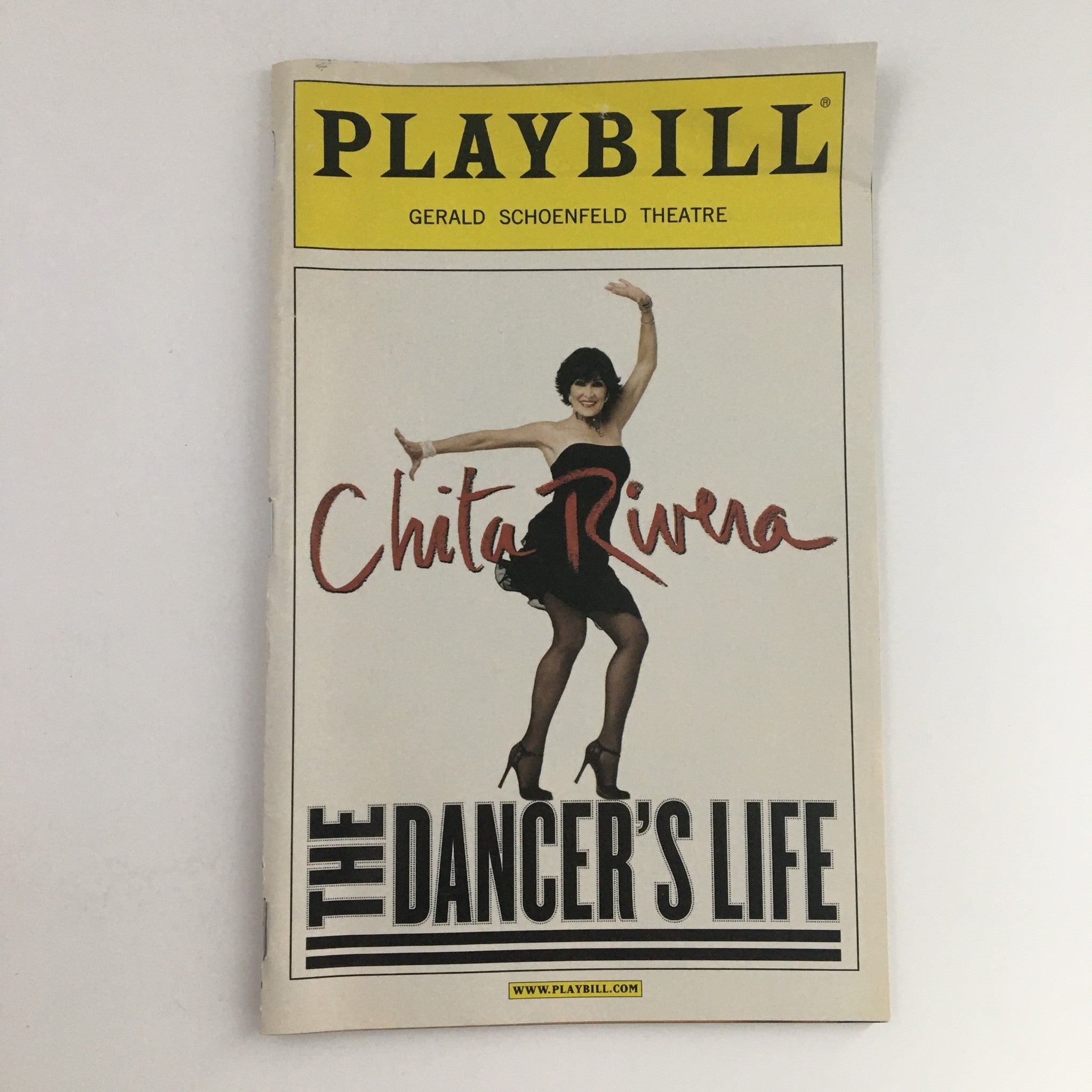 2005 Playbill Gerald Schoenfeld Theatre Present Chita Rivera The Dancer's Life