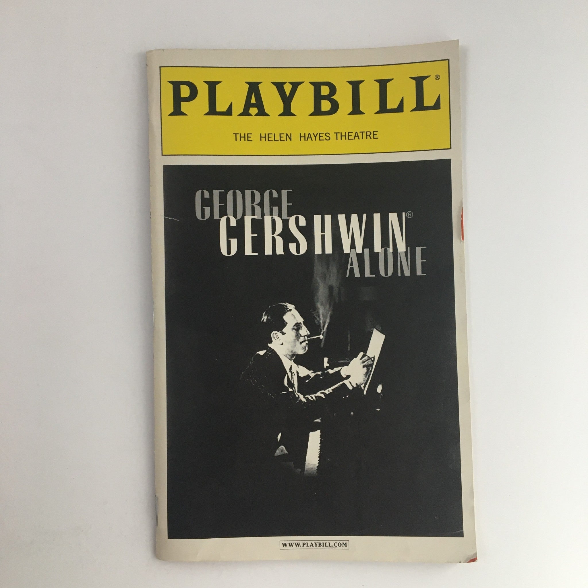 2001 Playbill The Helen Hayes Theatre Present Hershey F in George Gershwin Alone