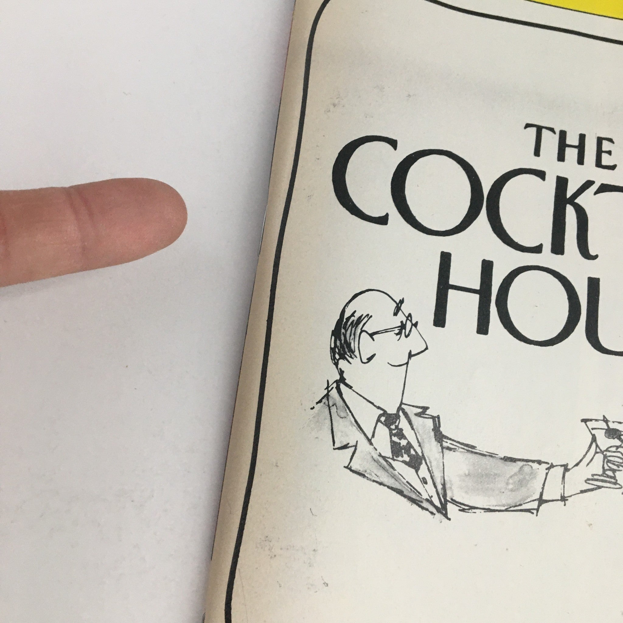 1989 Playbill Promenade Theatre Present The Cocktail Hour by A.R. Gurney