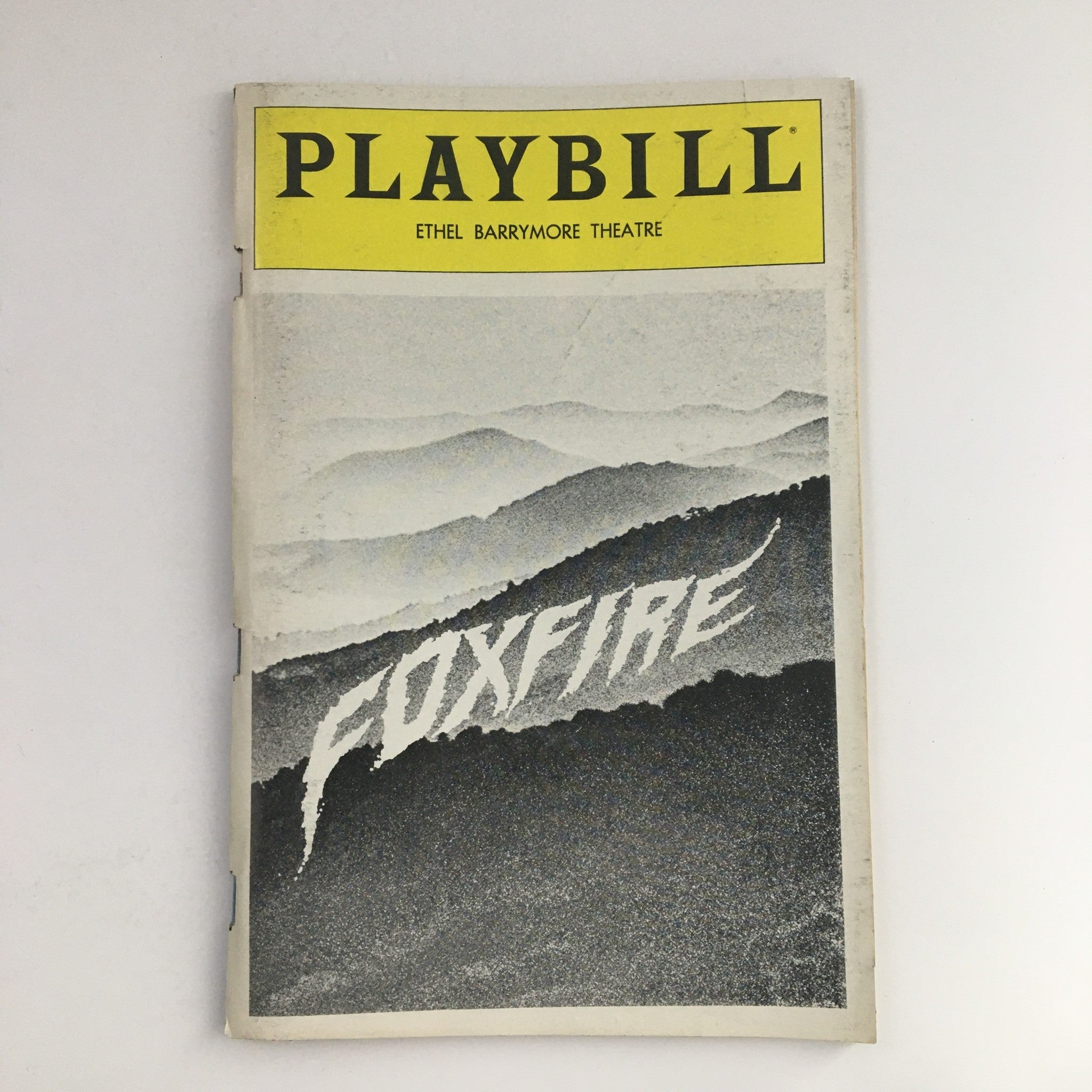 1982 Playbill Ethel Barrymore Theatre Present Jessica Tandy in Foxfire