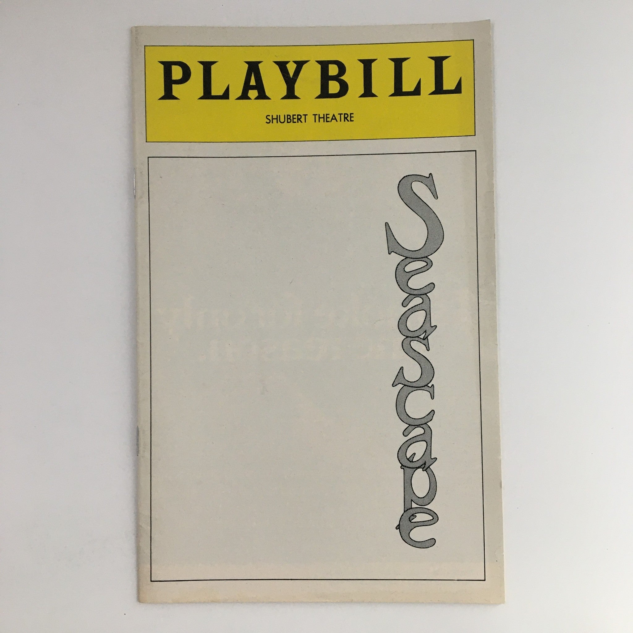 1975 Playbill Sam S. Shubert Theatre Present Deborah Kerr in Seascape