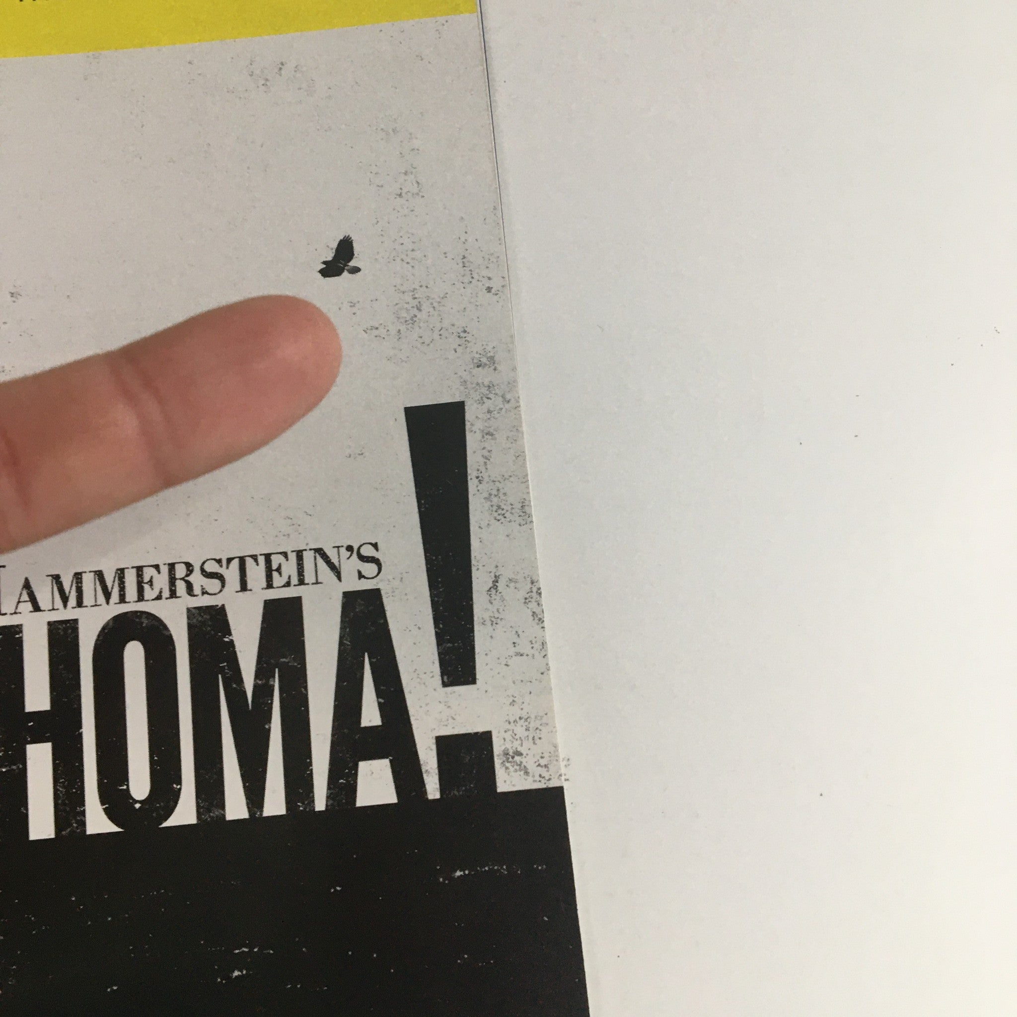 2019 Playbill Circle In The Square Present Rodgers & Hammerstein's Oklahoma