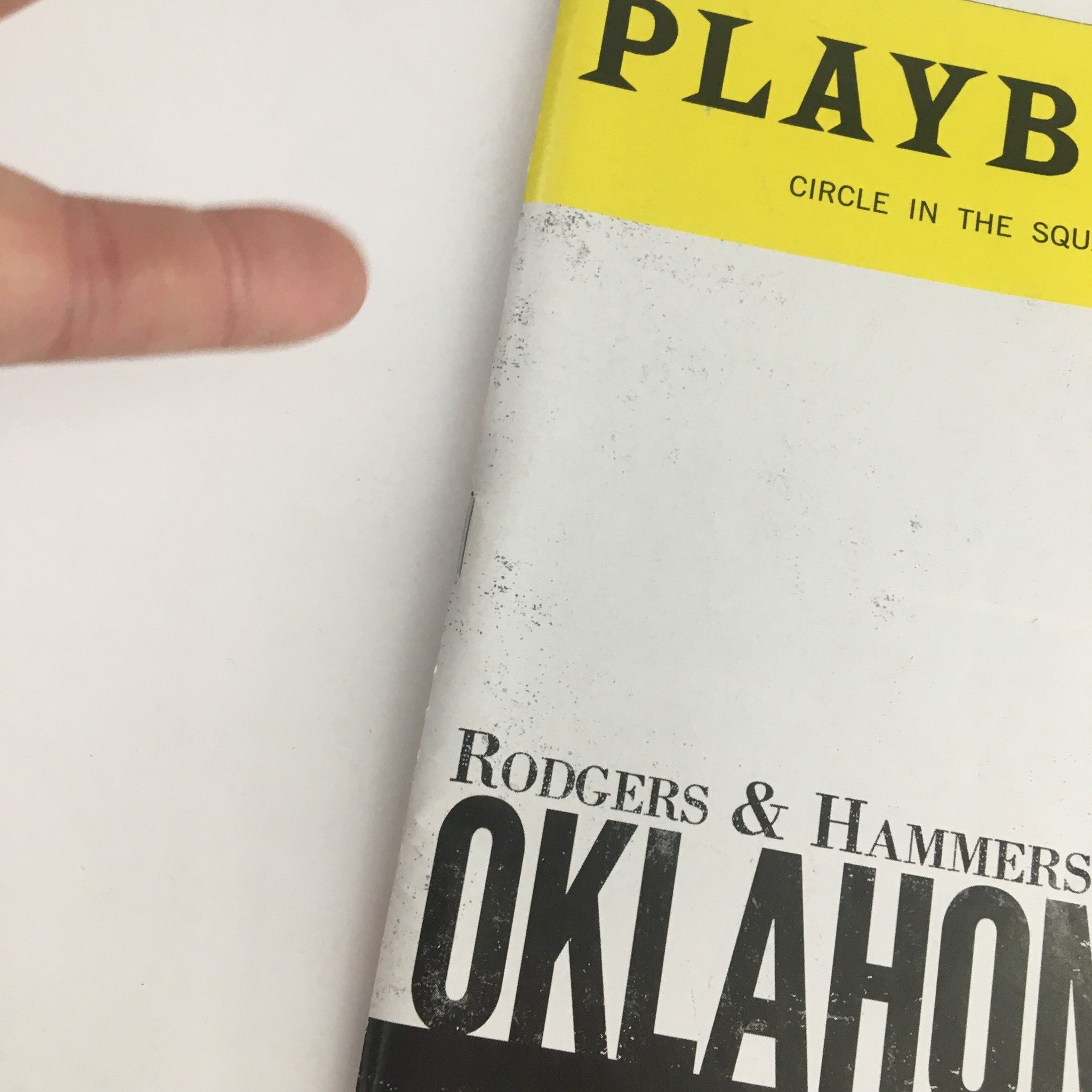 2019 Playbill Circle In The Square Present Rodgers & Hammerstein's Oklahoma