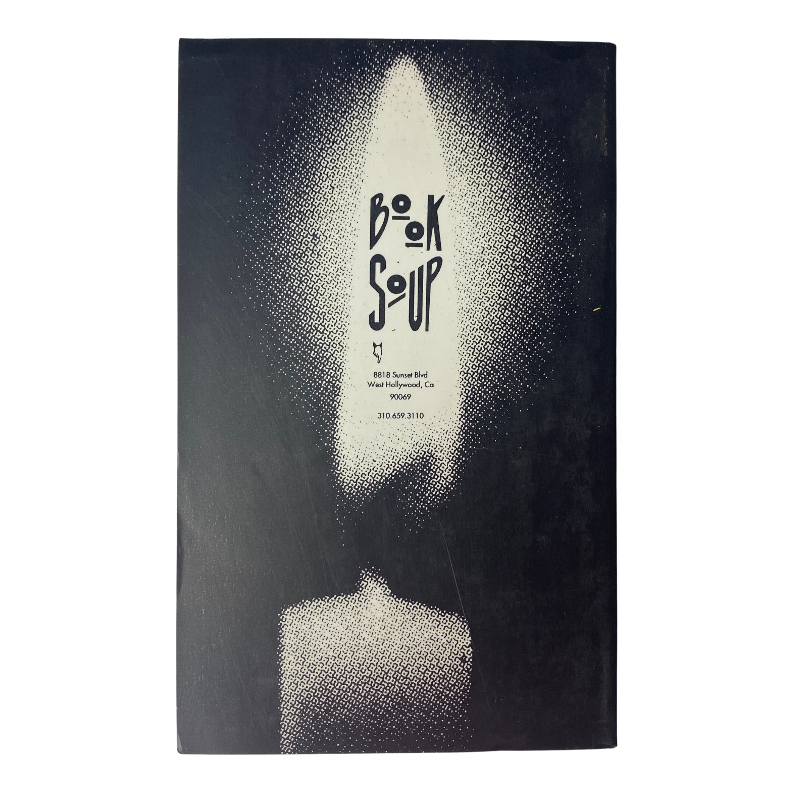 Back cover of The Paris Review Magazine Summer 1993 No. 127 showcasing Book Soup logo with artistic candle design. An essential piece for collectors of literary magazines.