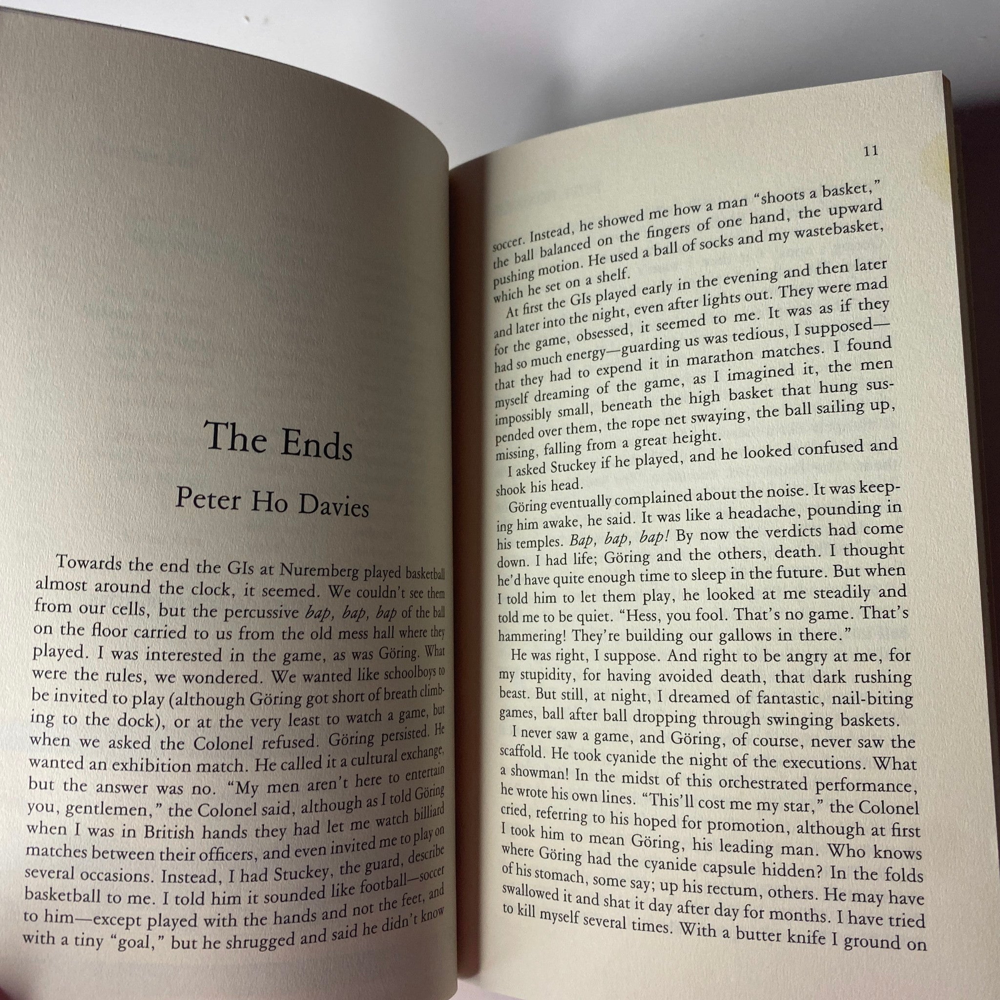 Page from The Paris Review Magazine Summer 2002 No. 162, featuring the story 'The Ends' by Peter Ho Davies.