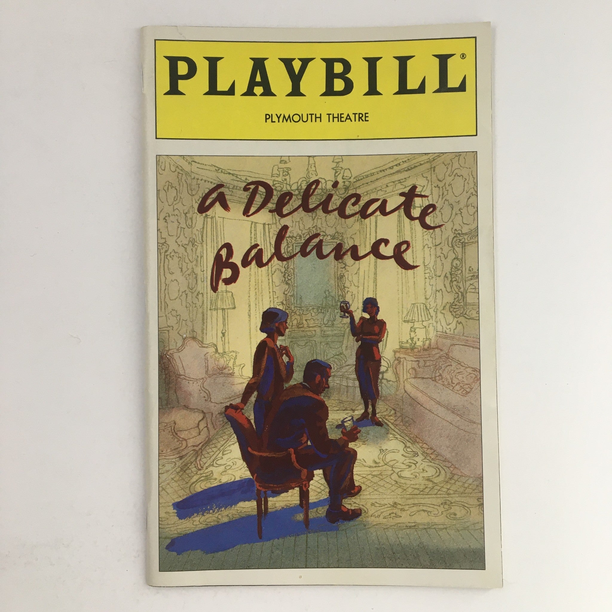 1996 Playbill Plymouth Theatre Presents Edward Albee's A Delicate Balance