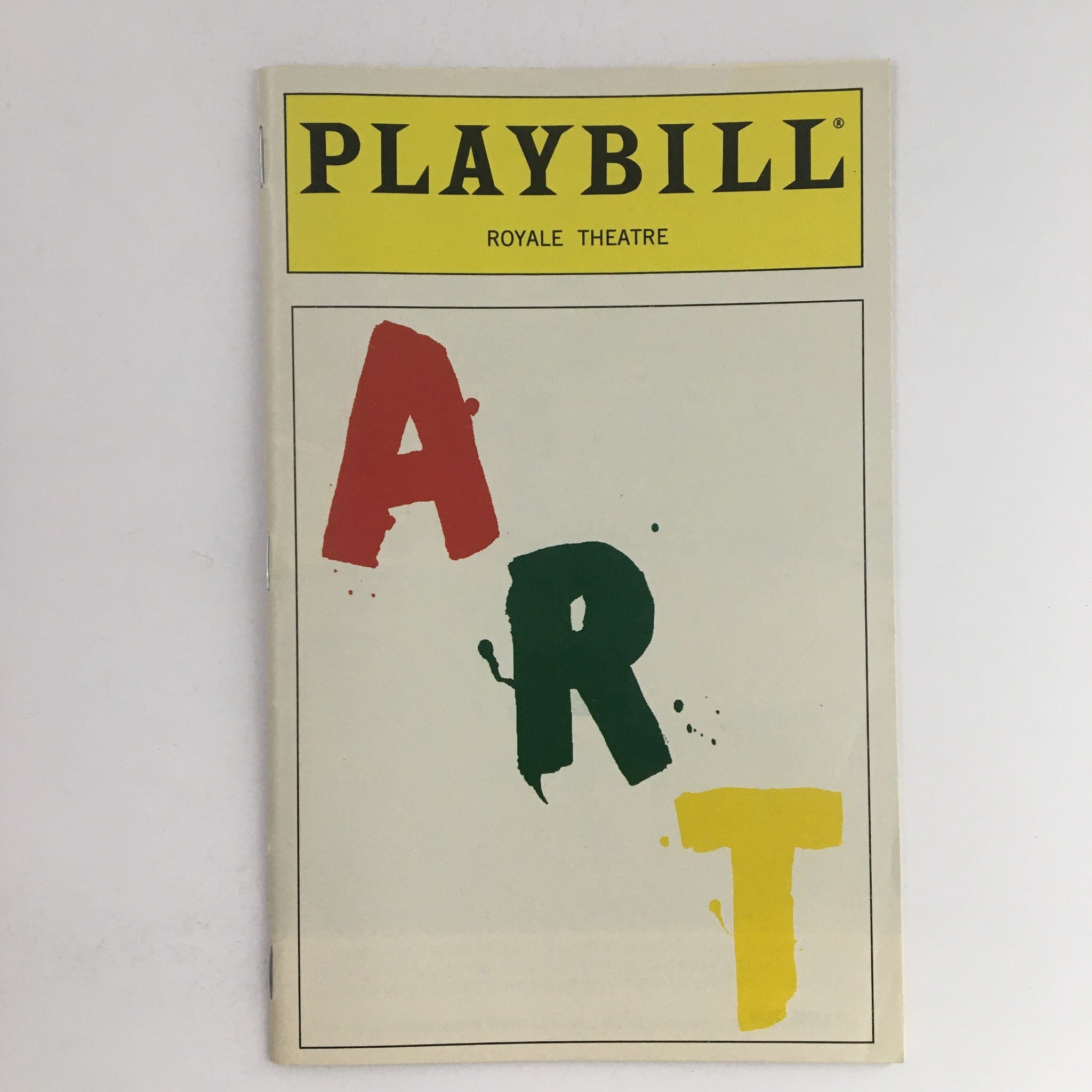 1998 Playbill Royale Theatre Present Alan Alda & Victor Garber in Art