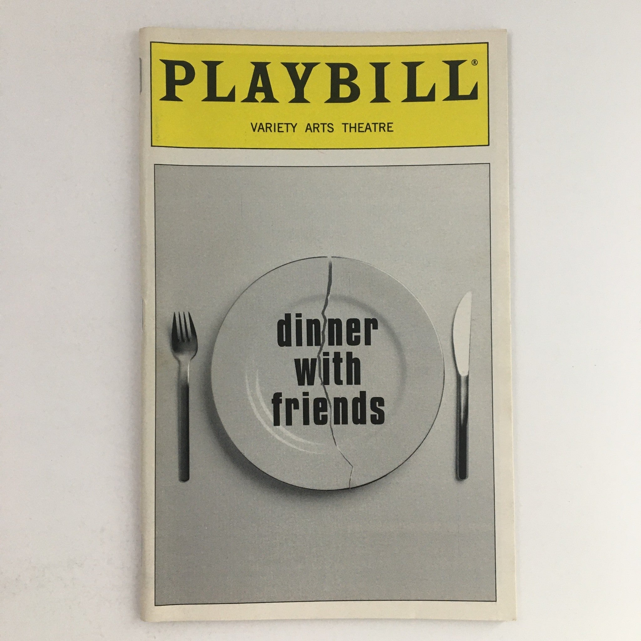 1999 Playbill Variety Arts Theatre Present Dinner w/Friends by Donald Margulies