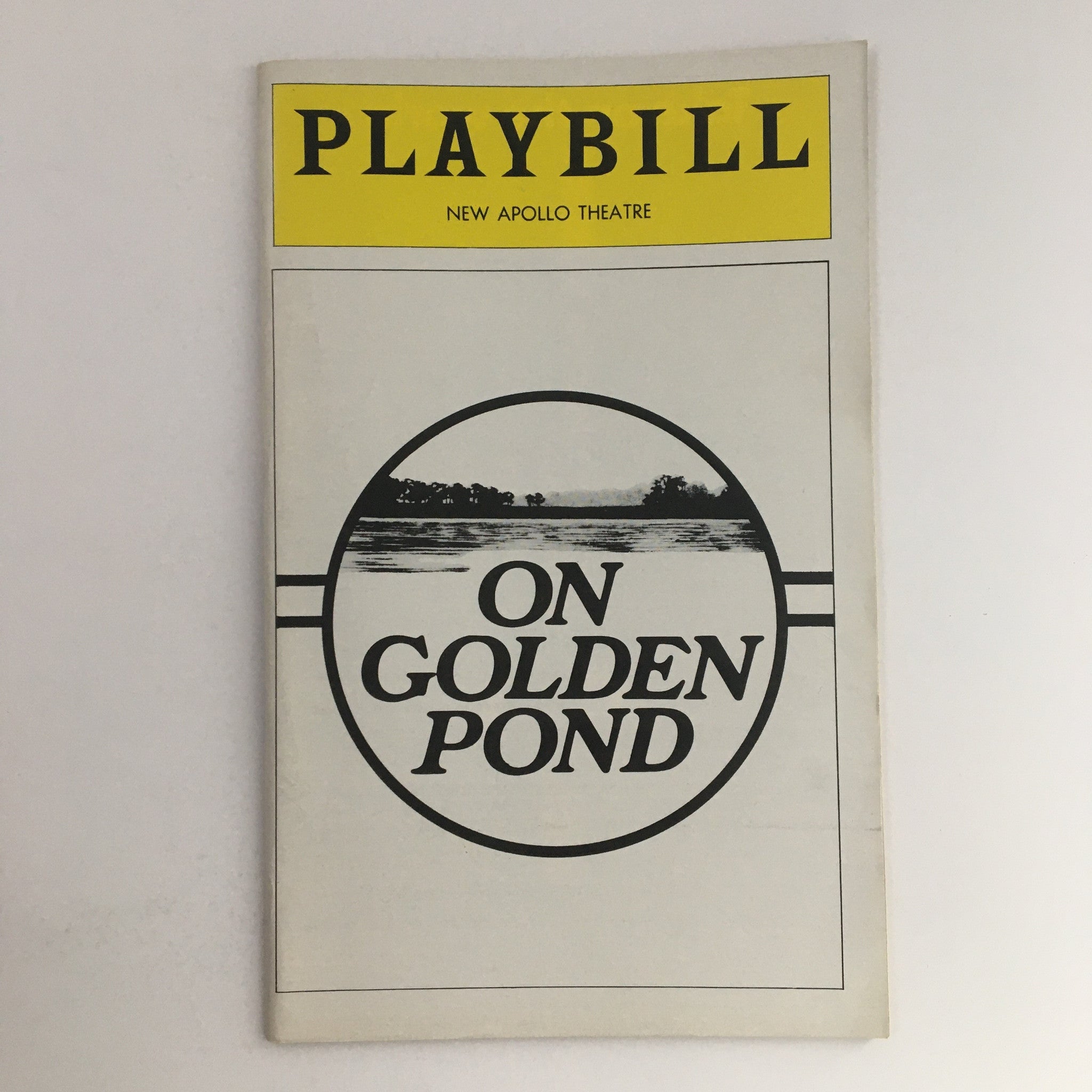 1979 Playbill New Apollo Theatre Present Frances Sternhagen in On Golden Pond