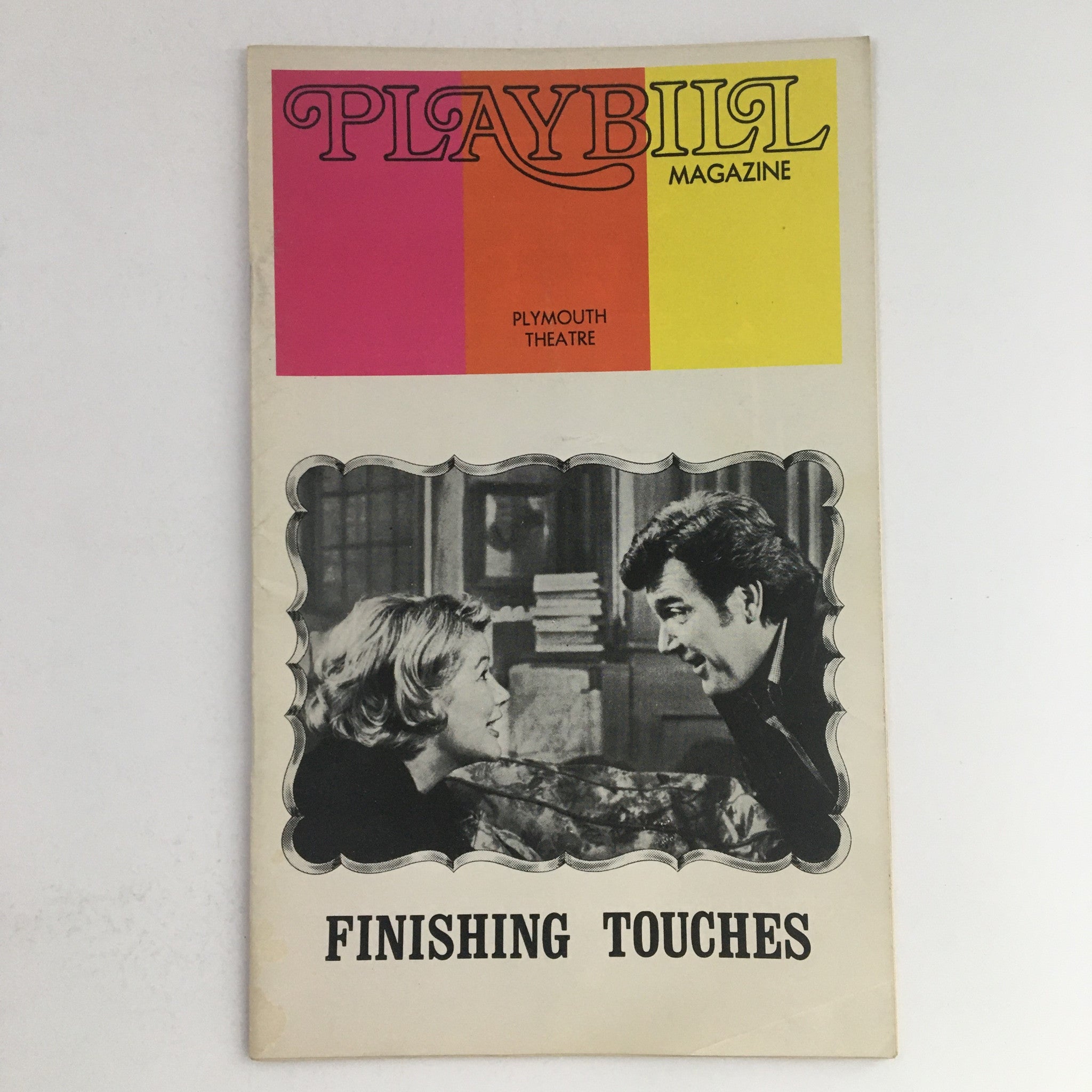 1973 Playbill The Plymouth Theatre Present Robert Lansing in Finishing Touches