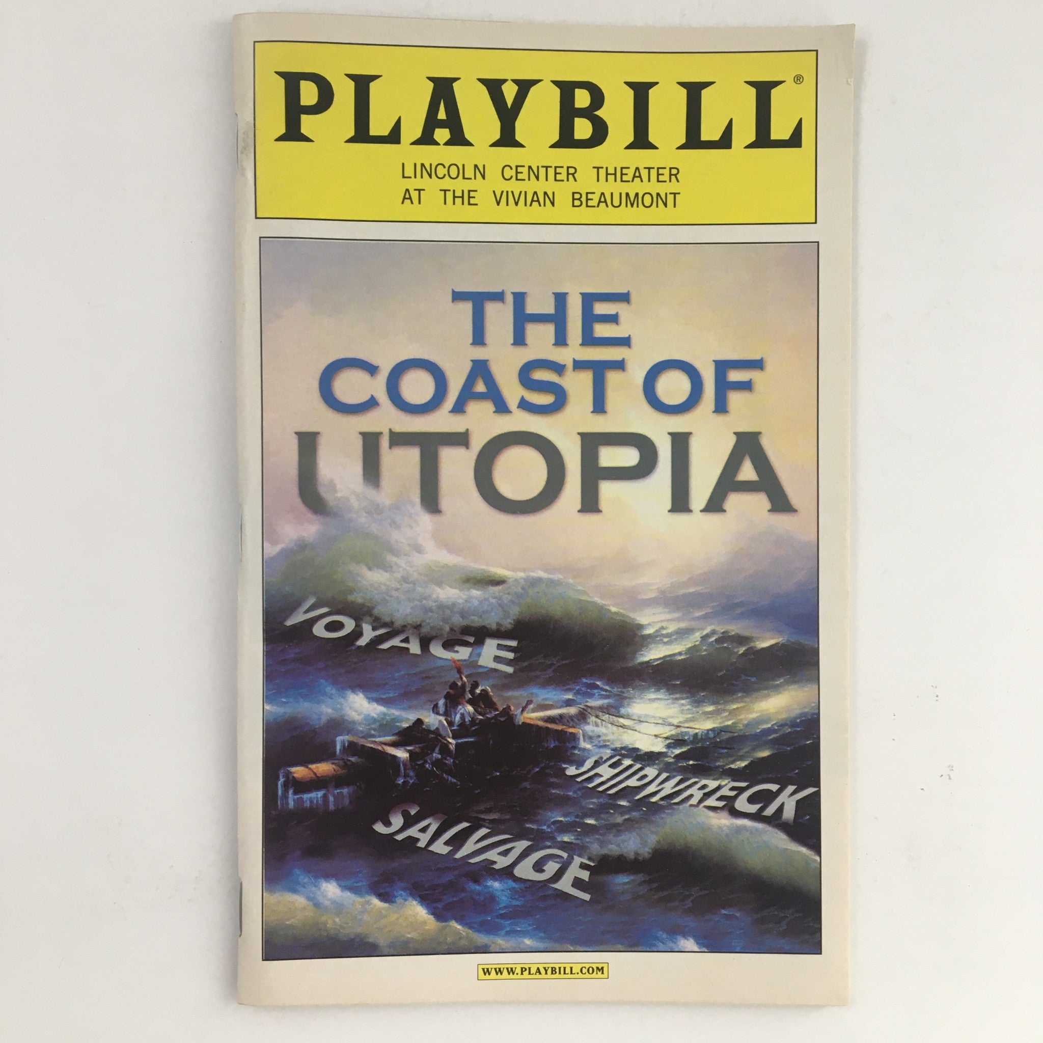 2007 Playbill Lincoln Center Theater Bob Boyett Present The Coast of Utopia