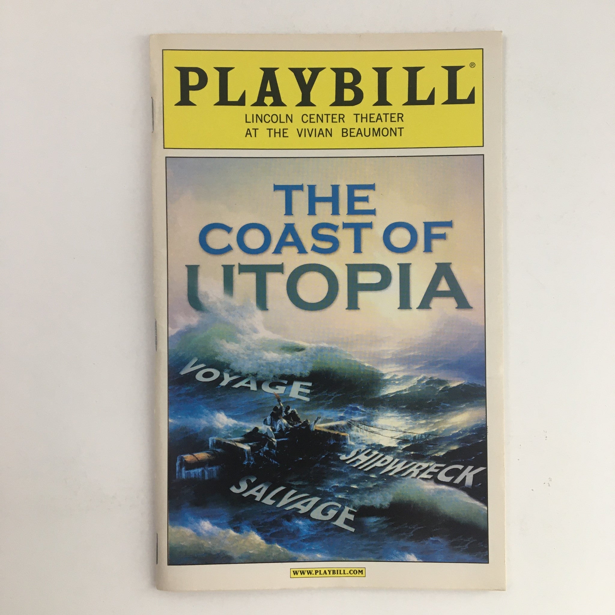 2006 Playbill Lincoln Center Theater at the Vivian Beaumont The Coast of Utopia