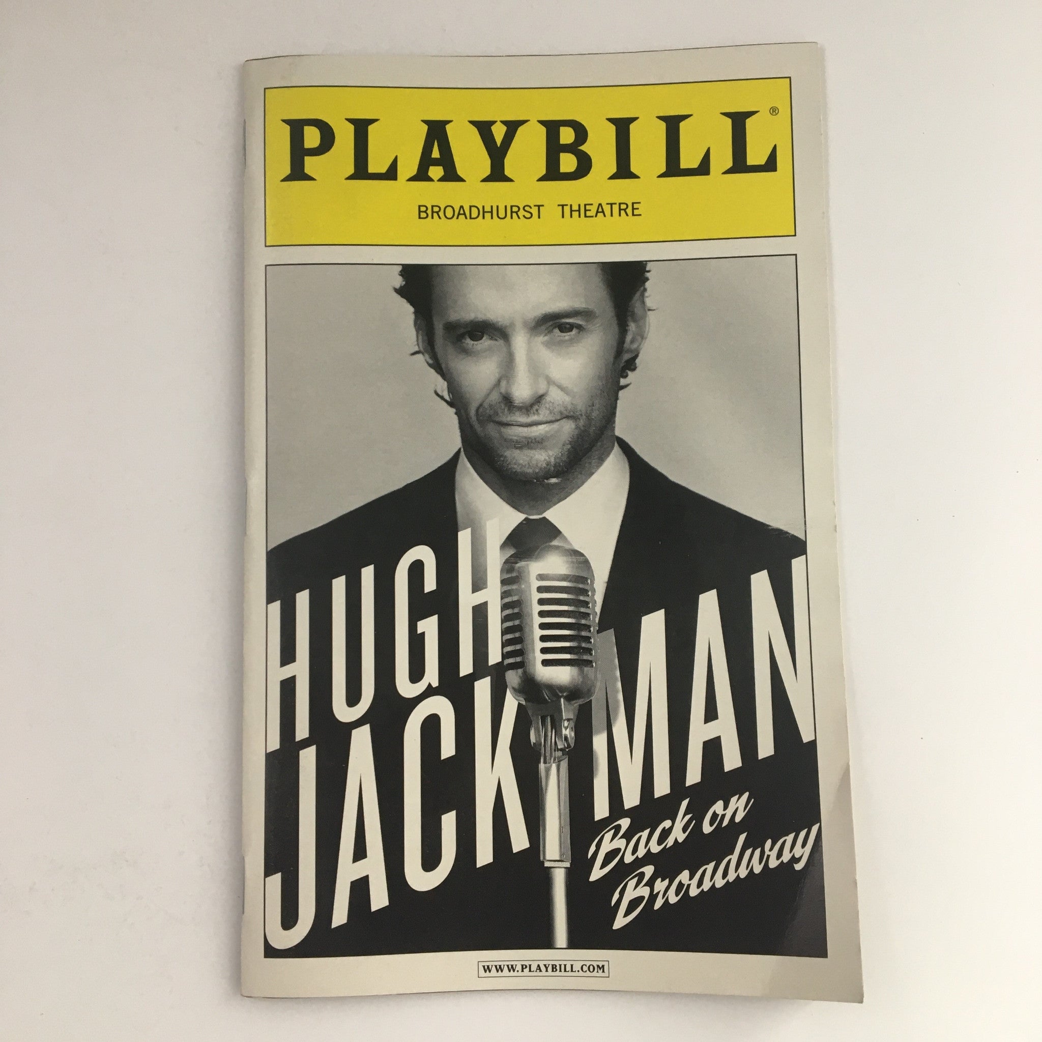 2011 Playbill Broadhurst Theatre Present Hugh Jackman Back On Broadway