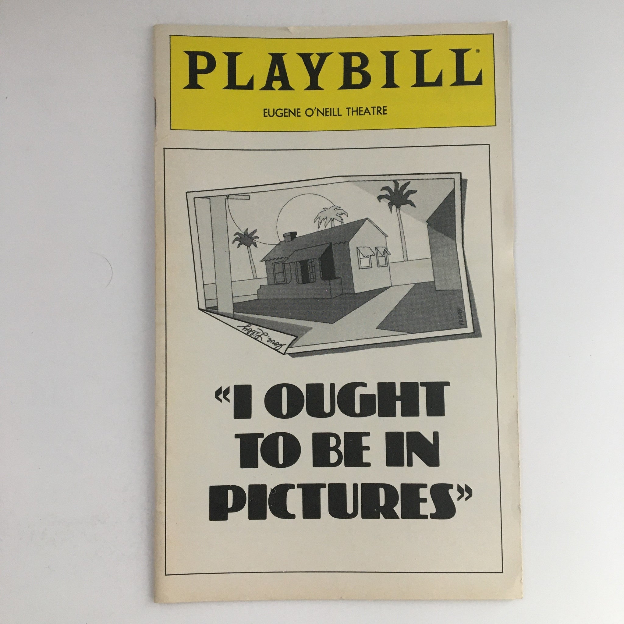 1980 Playbill Eugene O'Neill Theatre Ron Leibman in I Ought To Be In Pictures