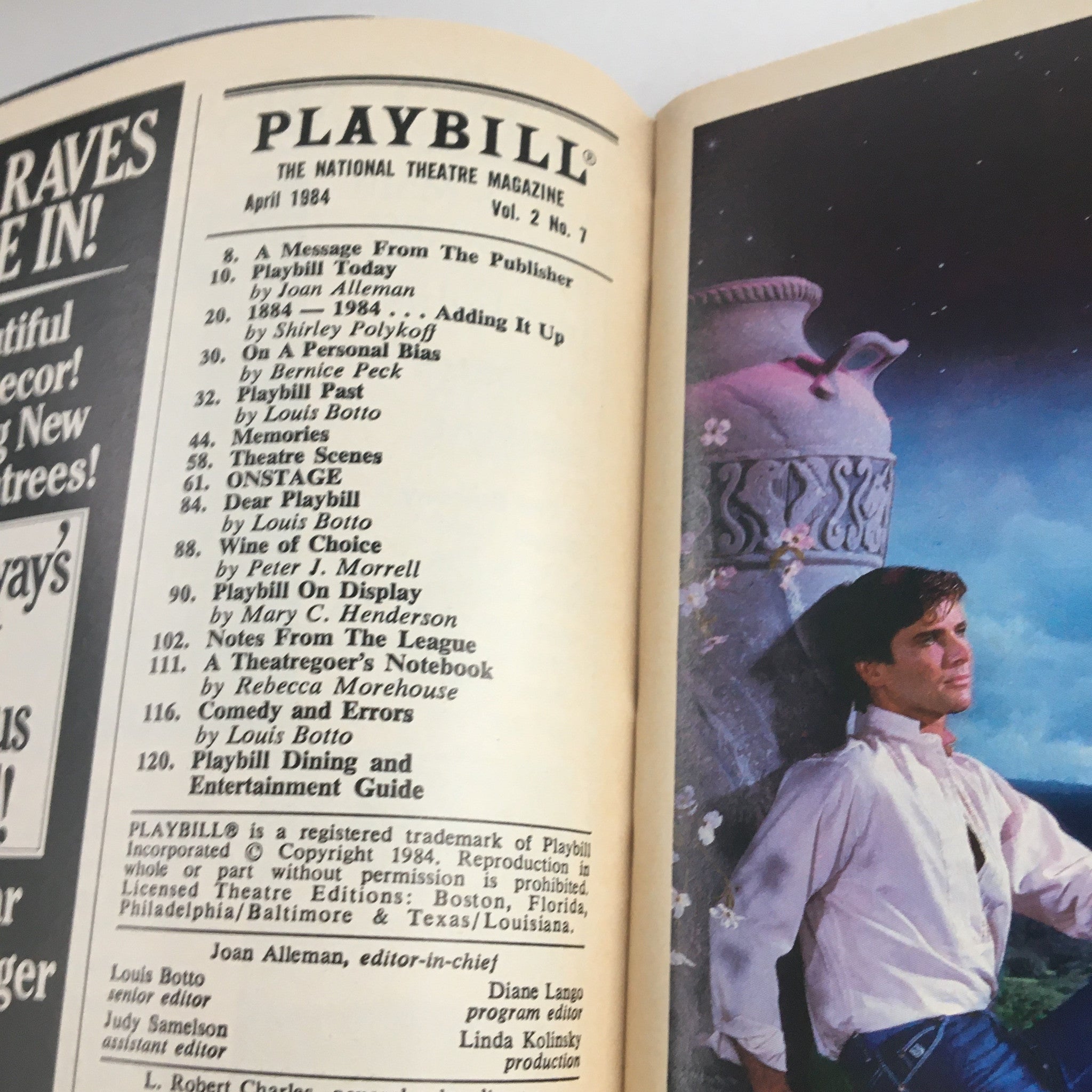 1984 Playbill Circle In The Square Theatre Present Clifford Odet Awake and Sing