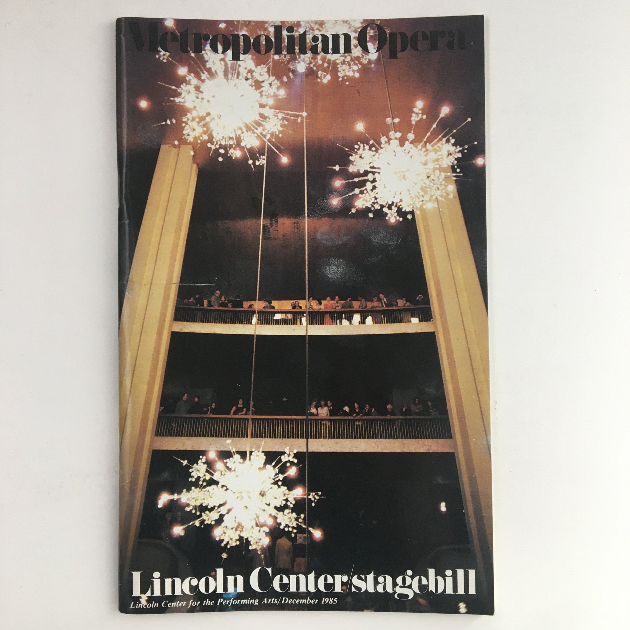 1985 Lincoln Center Stagebill Metropolitan Opera Present Theatrical Voyage