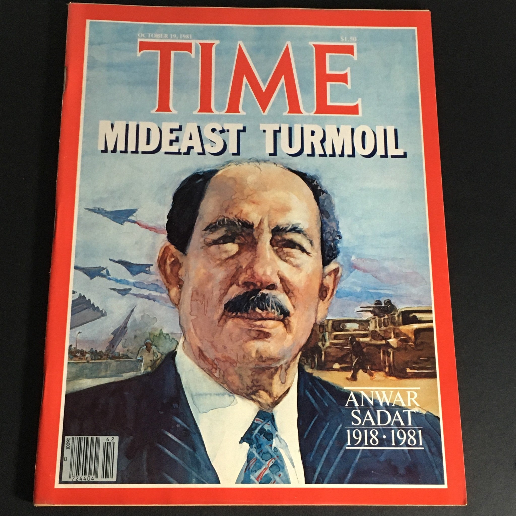 VTG Time Magazine October 19 1981 - Anwar Sadat 1918-1981 / Mideast Turmoil