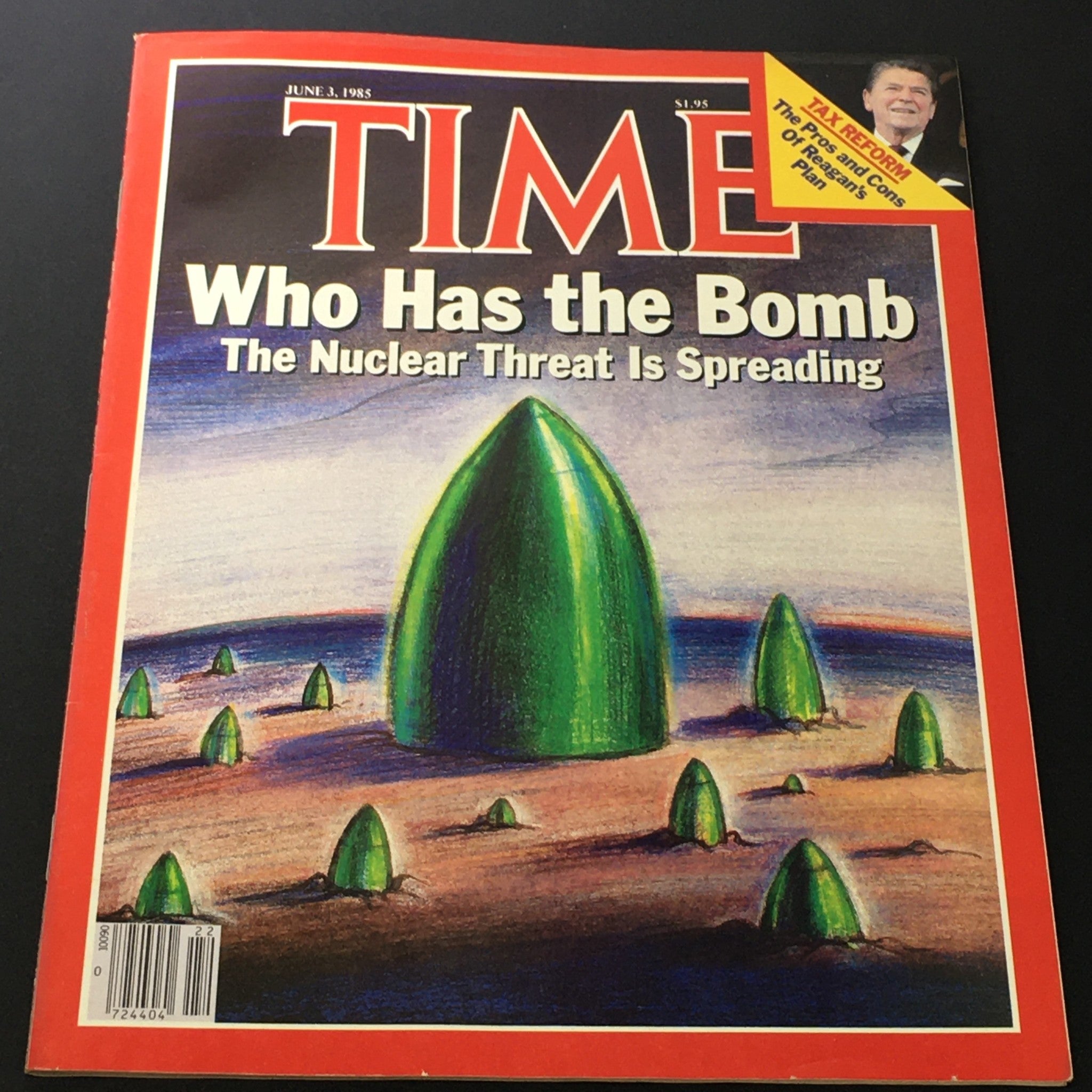 VTG Time Magazine June 3 1985 - Ronald Reagan Tax Reform / Nuclear Threat Spread