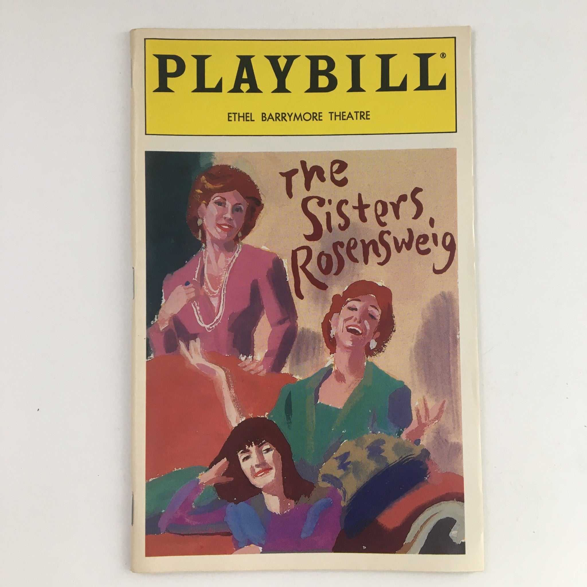 1993 Playbill Ethel Barrymore Theatre Present Linda Lavin The Sisters Rosensweig