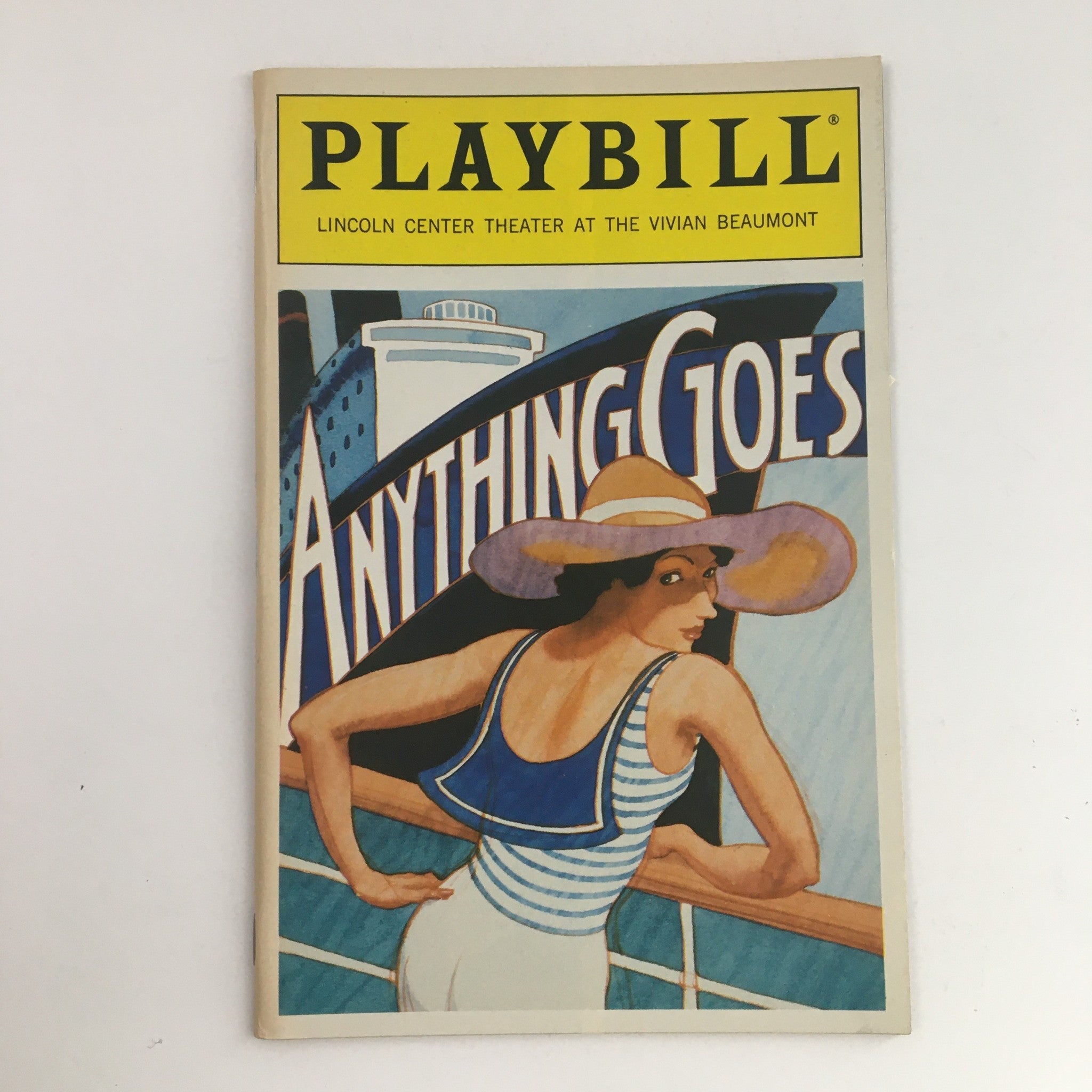 1988 Playbill Lincoln Center Theater Presents Patti LuPone in Anything Goes