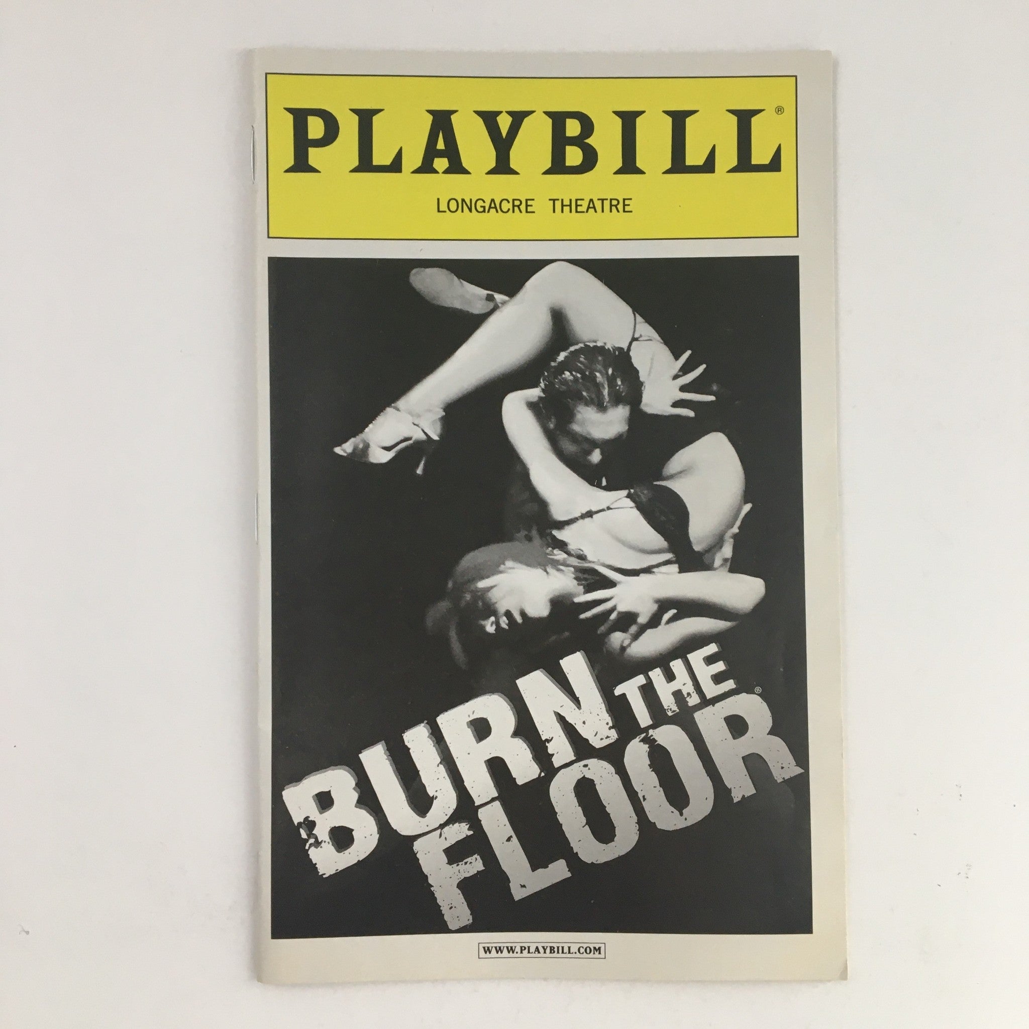 2009 Playbill Longacre Theatre Present Burn The Floor by Jason Gilkinson