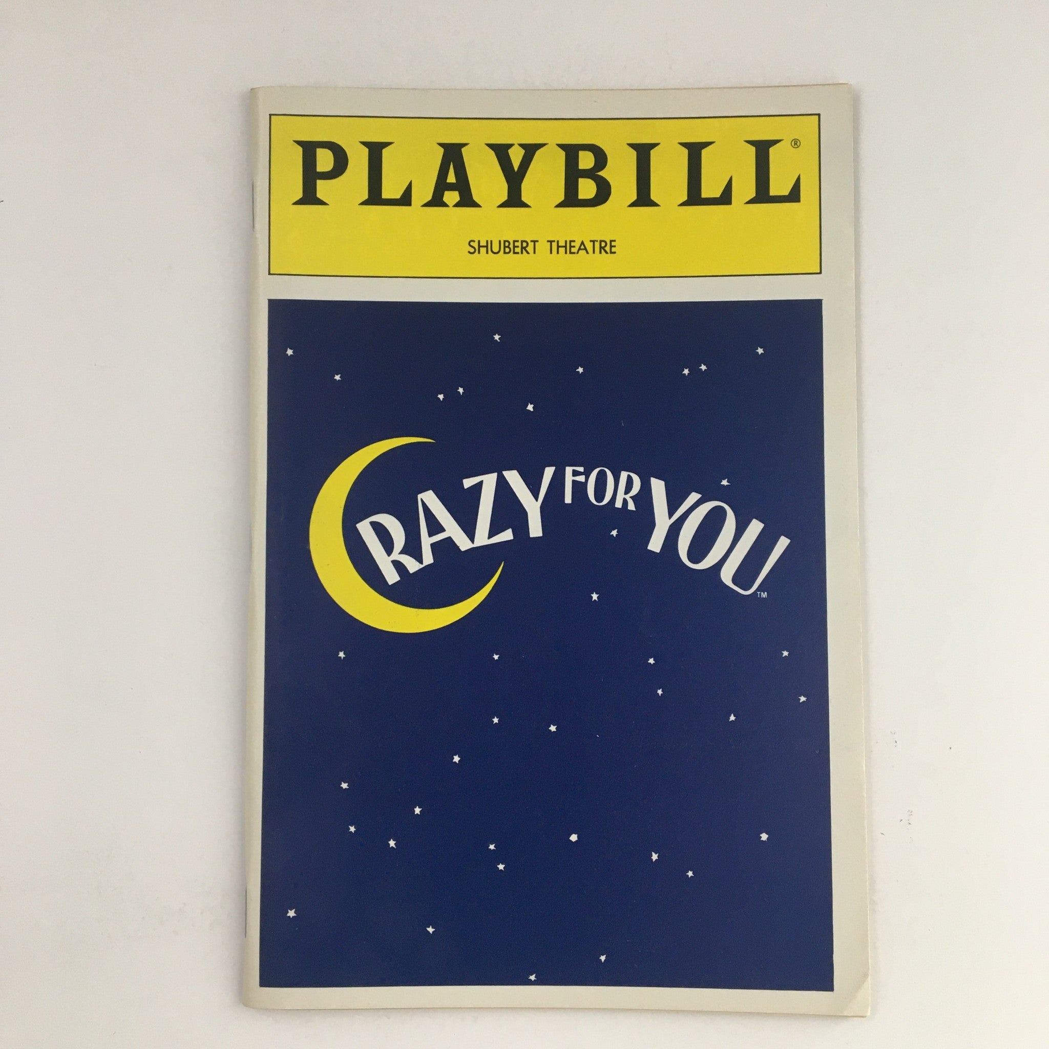 1992 Playbill Sam S. Shubert Theatre Harry Groener Presents Crazy For You