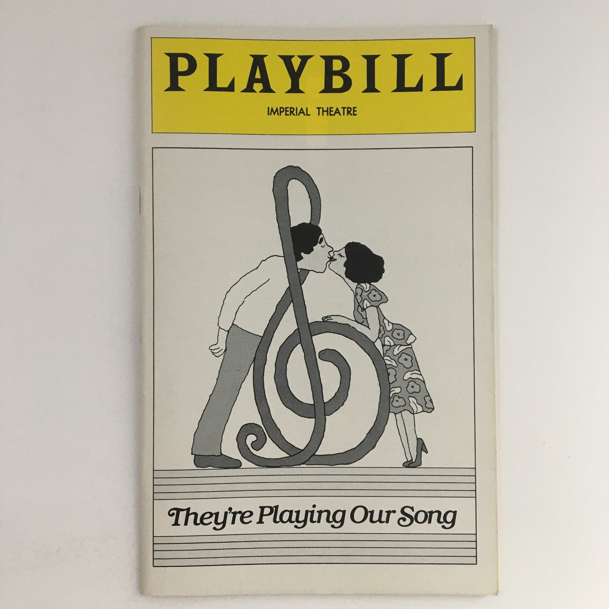 1979 Playbill Imperial Theatre Emanuel Azenberg Present They're Playing Our Song