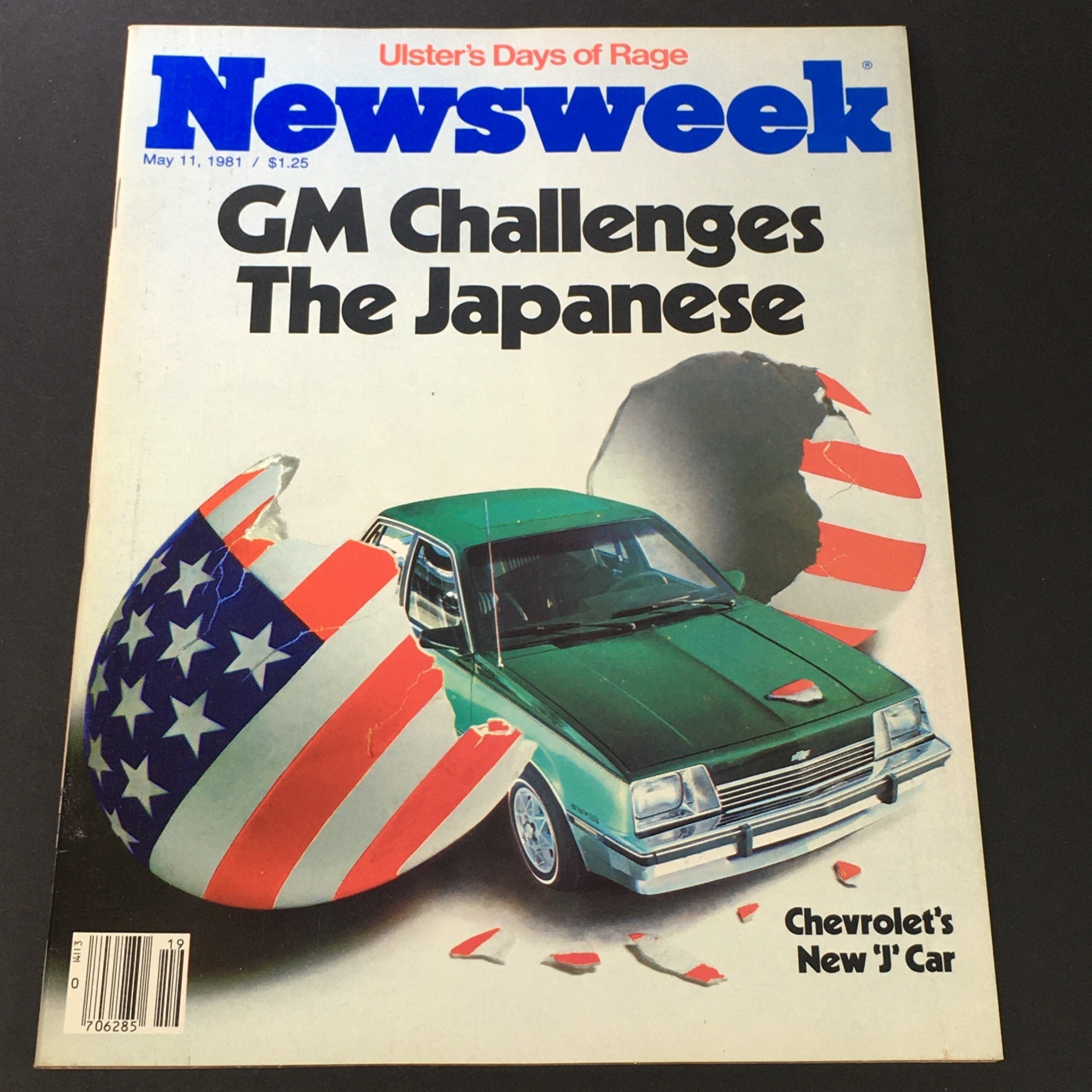 VTG Newsweek Magazine May 11 1981 - GM Challenges The Japanese / Ulster's Day