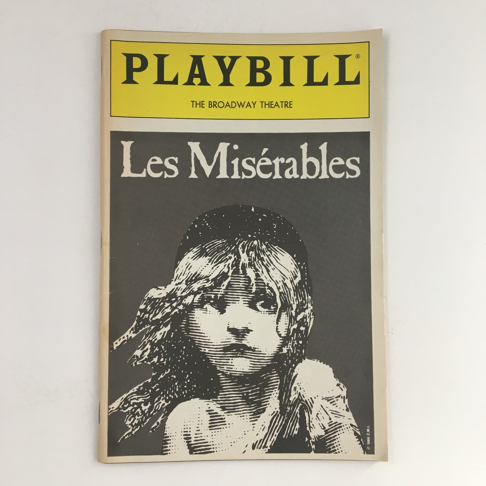 1988 Playbill Broadway Theatre Cameron Mackintosh Presents Les Misérables