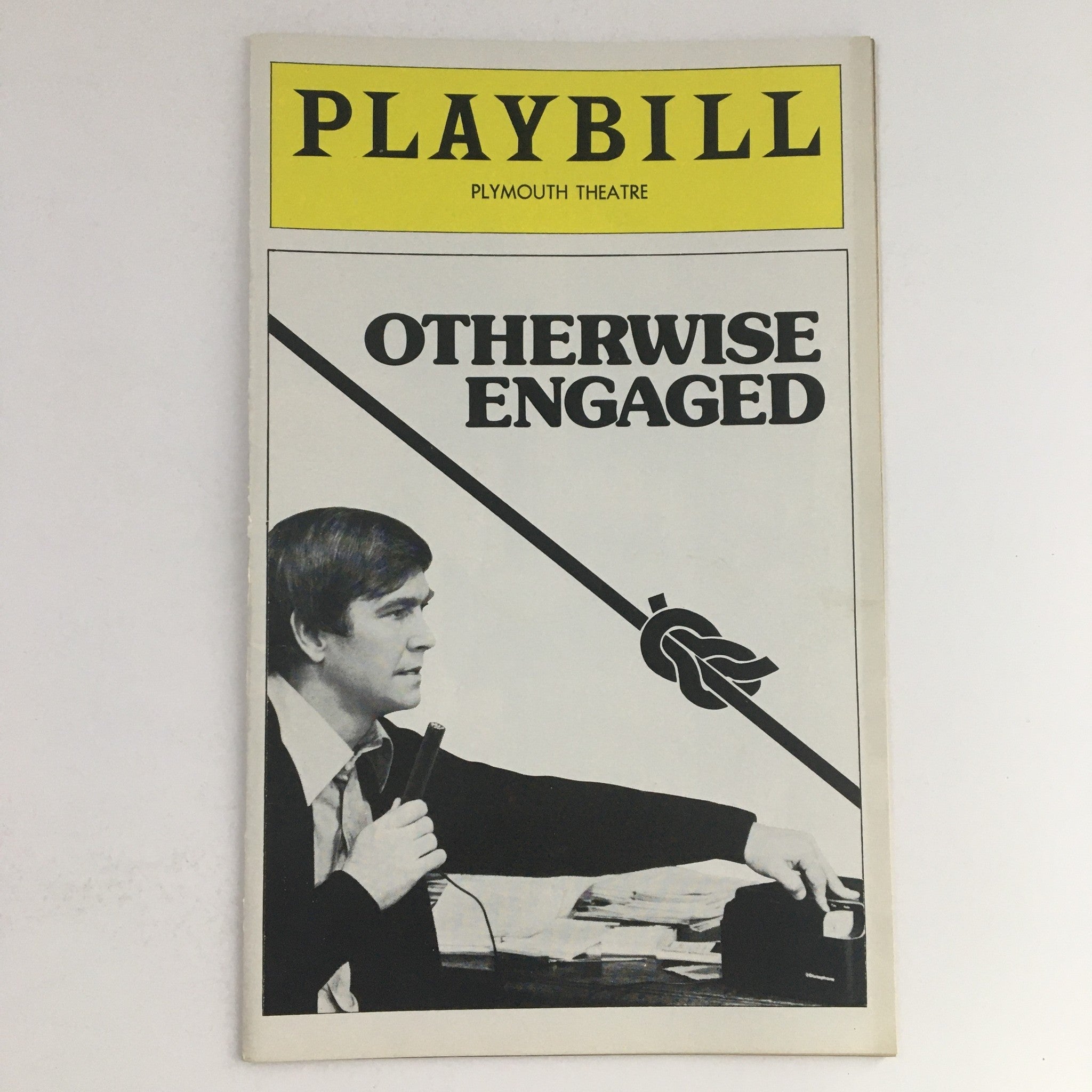 1977 Playbill Plymouth Theatre Present Tom Courtenay in Otherwise Engaged