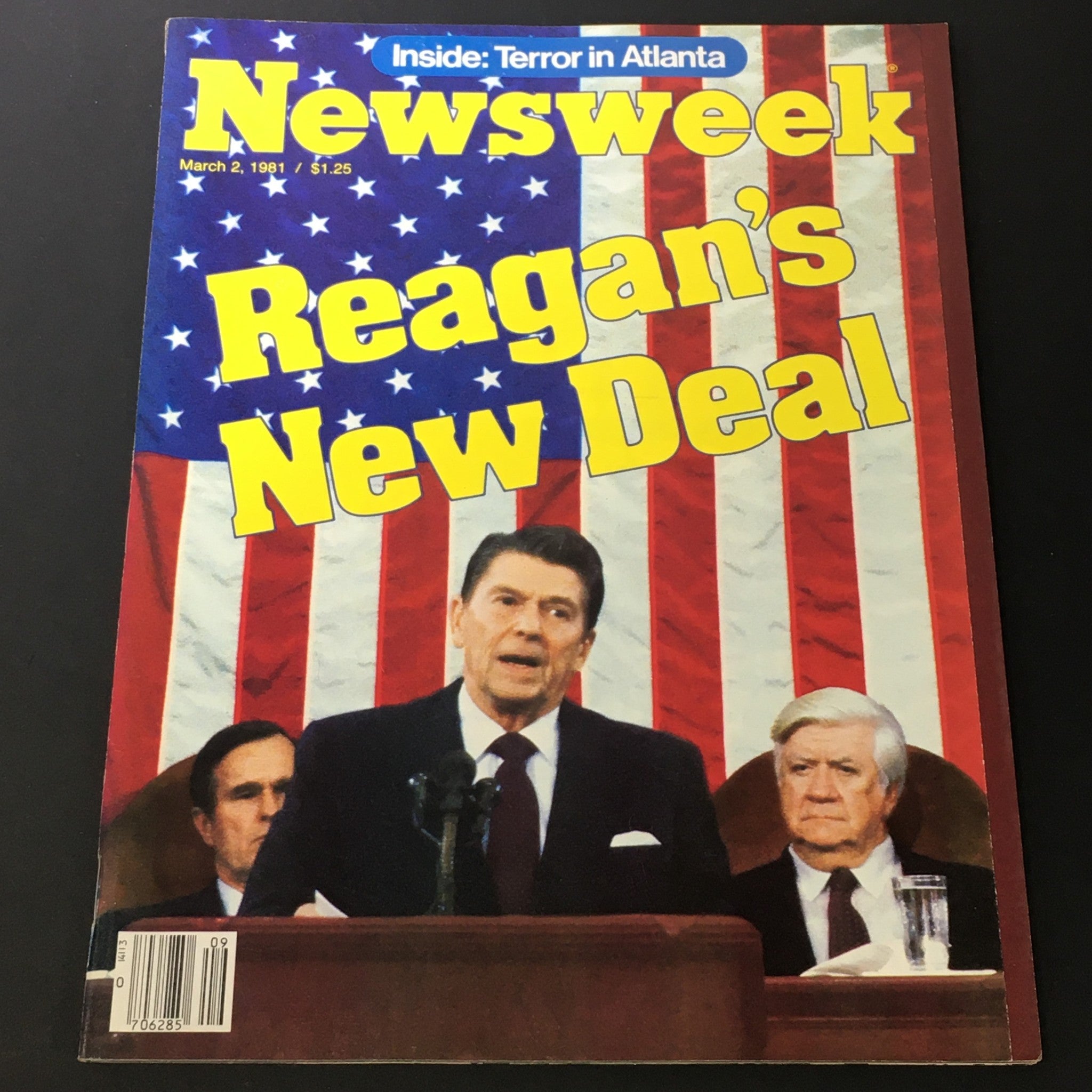 VTG Newsweek Magazine March 2 1981 - Ronald Reagan / Terror in Atlanta