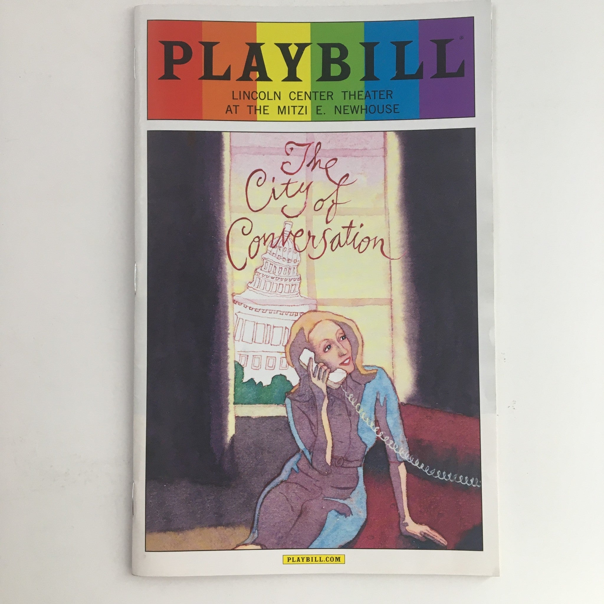 2014 Playbill Lincoln Center Theater Presents The City of Conversation