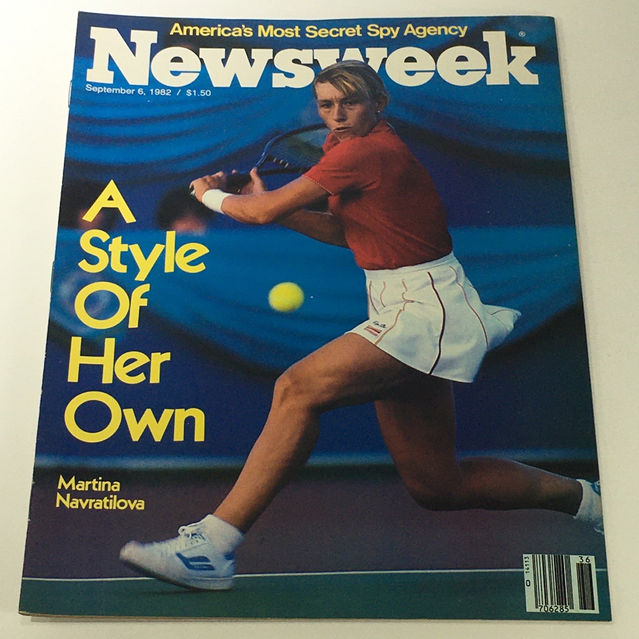 VTG Newsweek Magazine September 6 1982 - Martina Navratilova / Secret Spy Agent